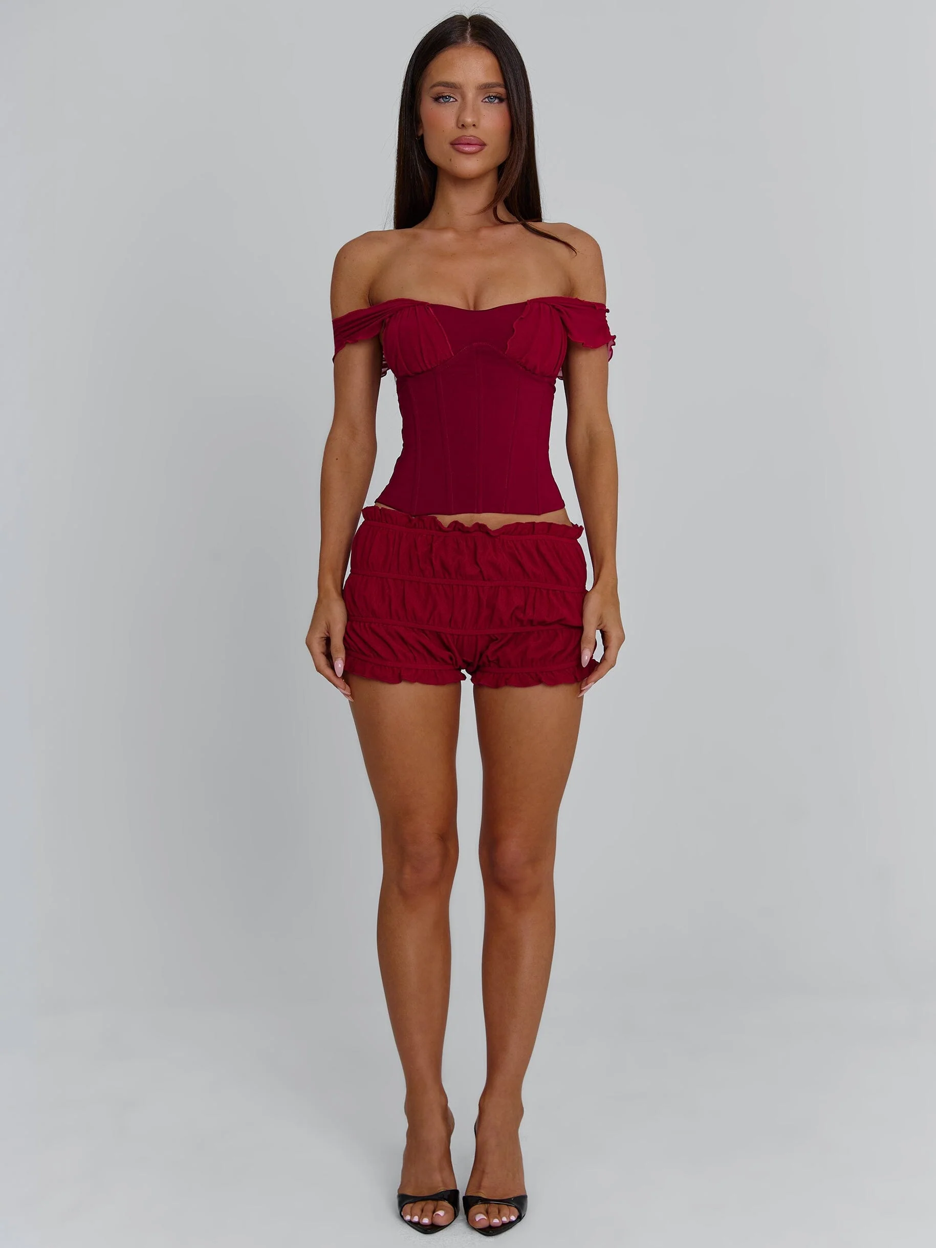 Amaya Top Deep Red