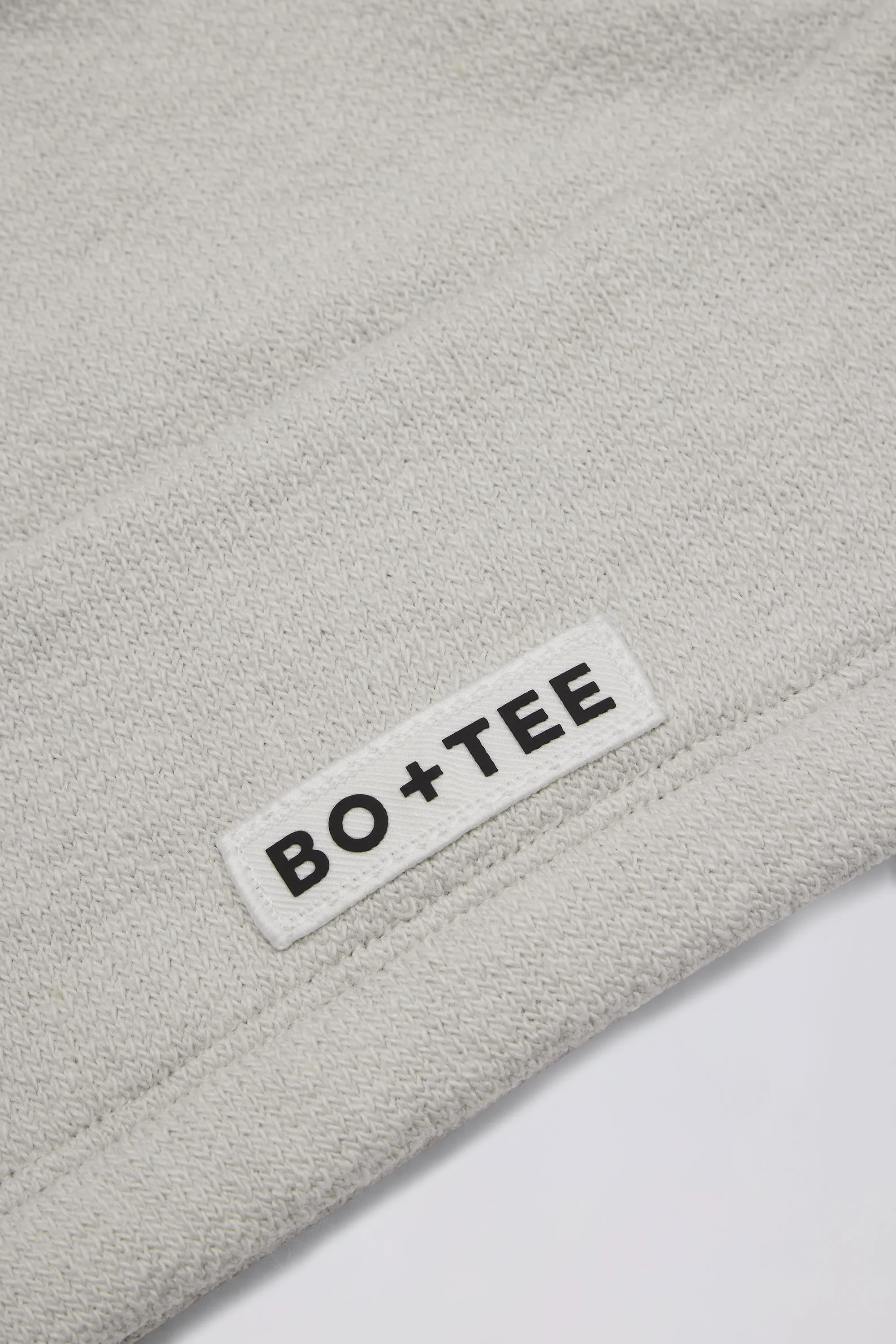 Square-Neck Bralette in Light Grey