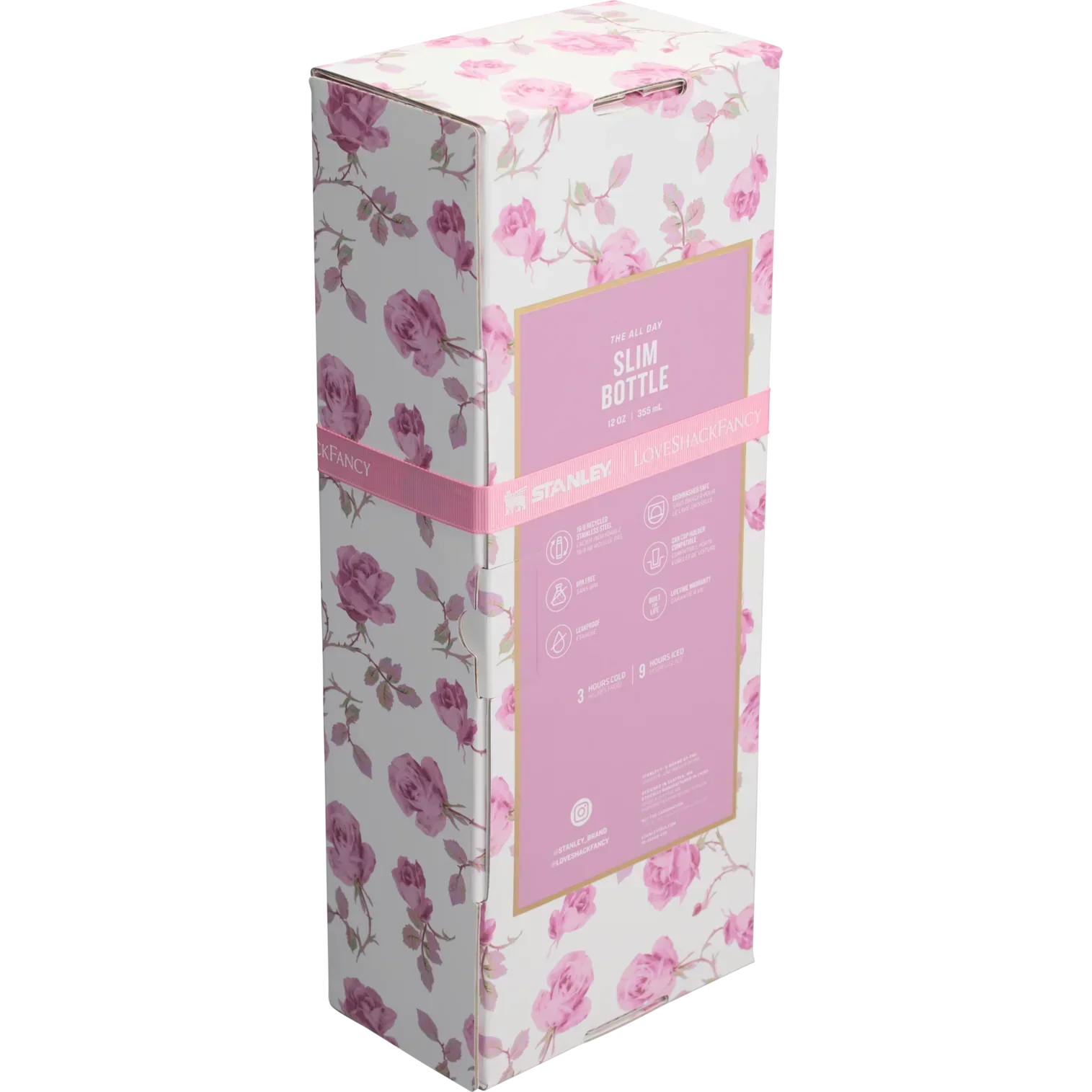 The Stanley x LoveShackFancy All Day Slim Bottle | 12 OZ
