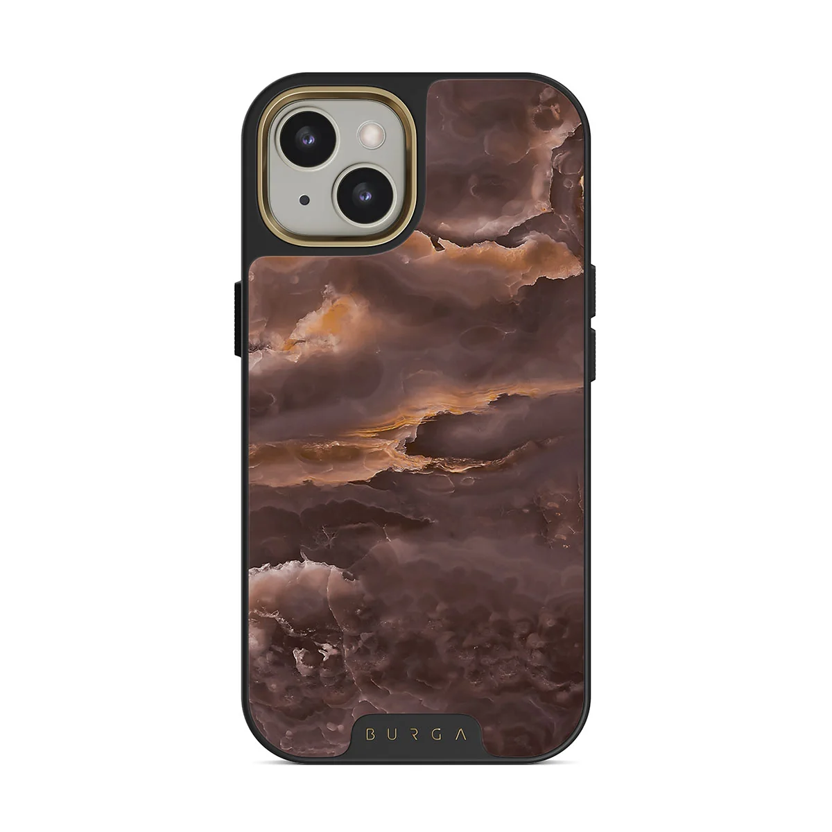 Fire Wood - Brown Marble iPhone 13 ケース