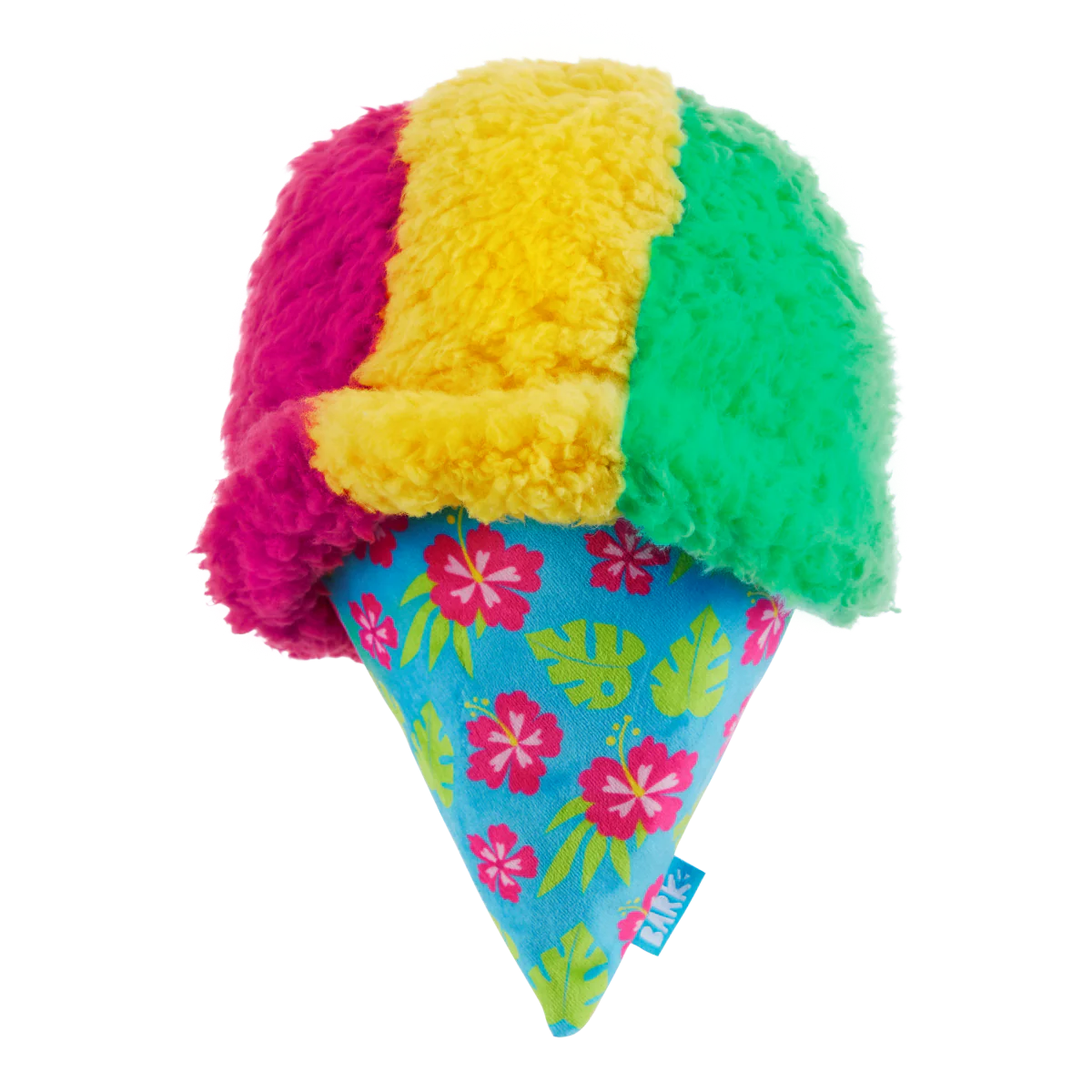 A-Sno-Ha Cone Plush Fetch Dog Toy