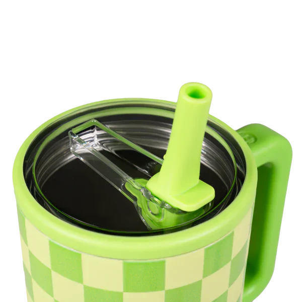 Hydrojug Traveler 40oz - Honeydew Checkers