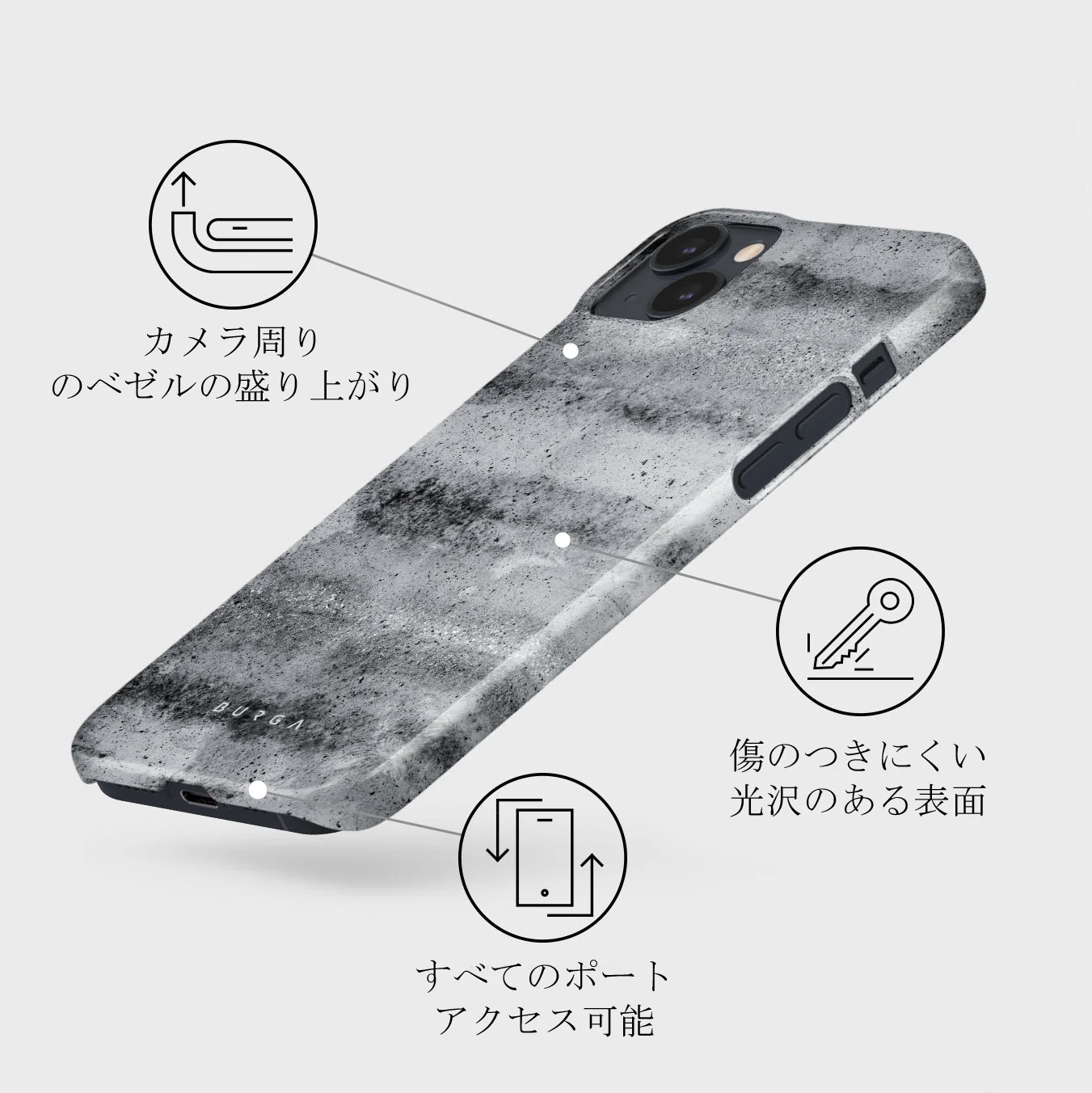 Concrete Jungle - iPhone 13 Mini ケース