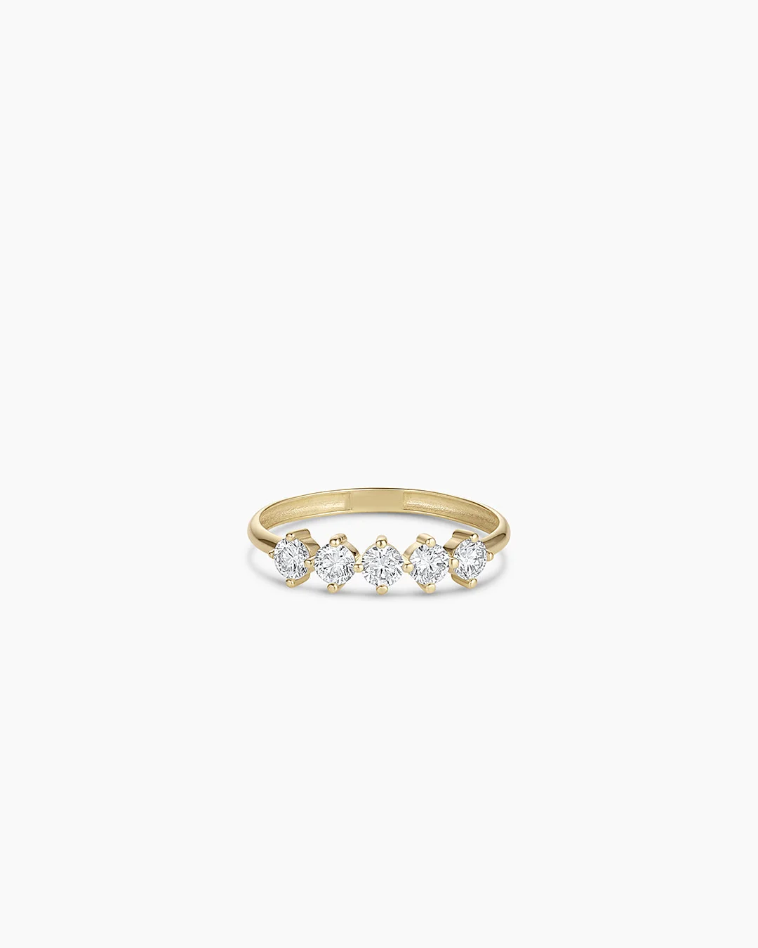 14K Lab Grown Diamond Mercer Row Ring