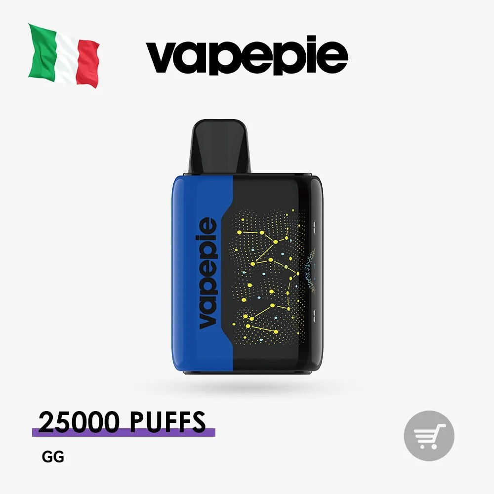 VAPEPIE 25000 PUFFS — Zakrzywiony ekran Star Sky! Niezwykle długi czas pracy i błyskawiczne ładowanie!
