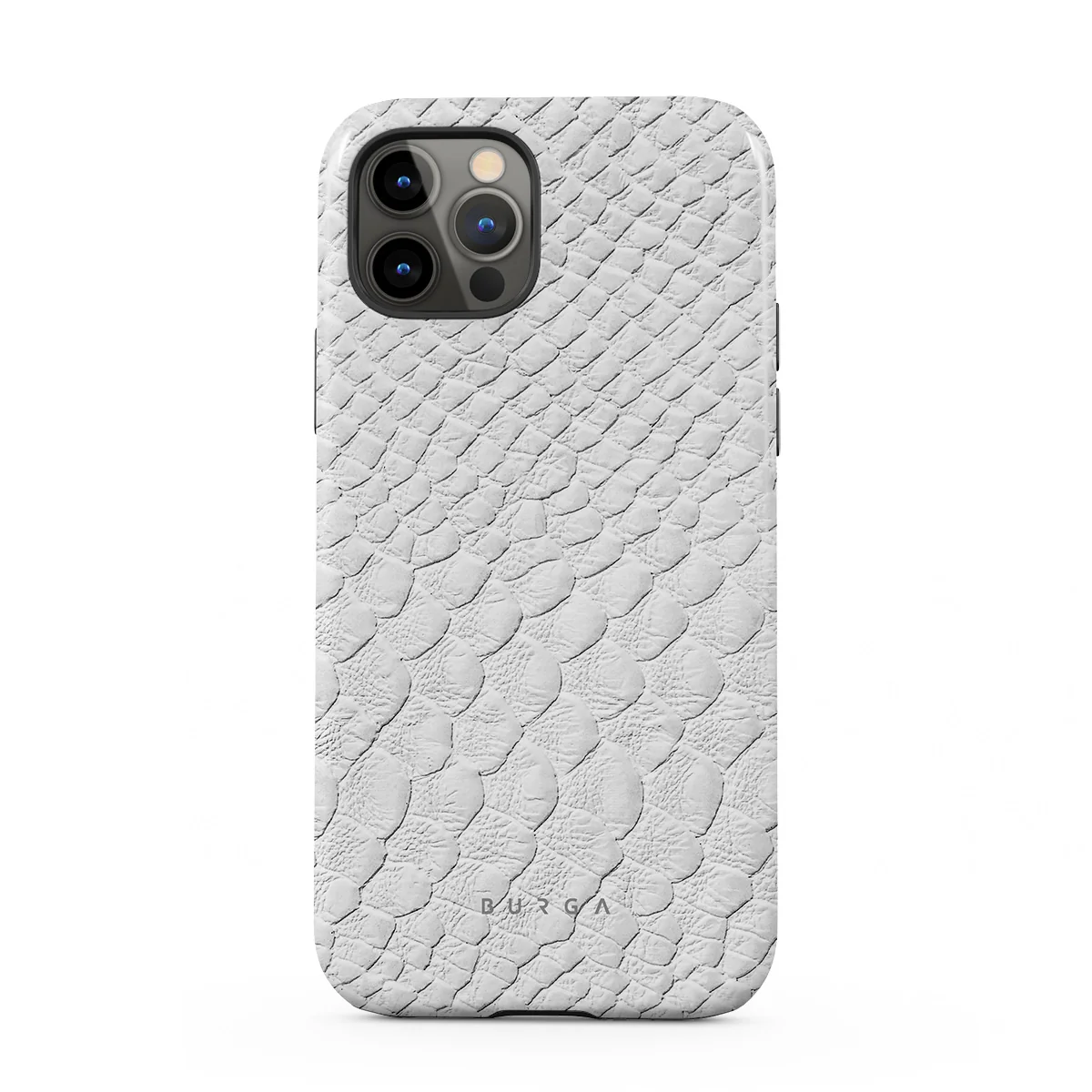 Glacial Desert - White Snakeskin iPhone 12 Pro ケース