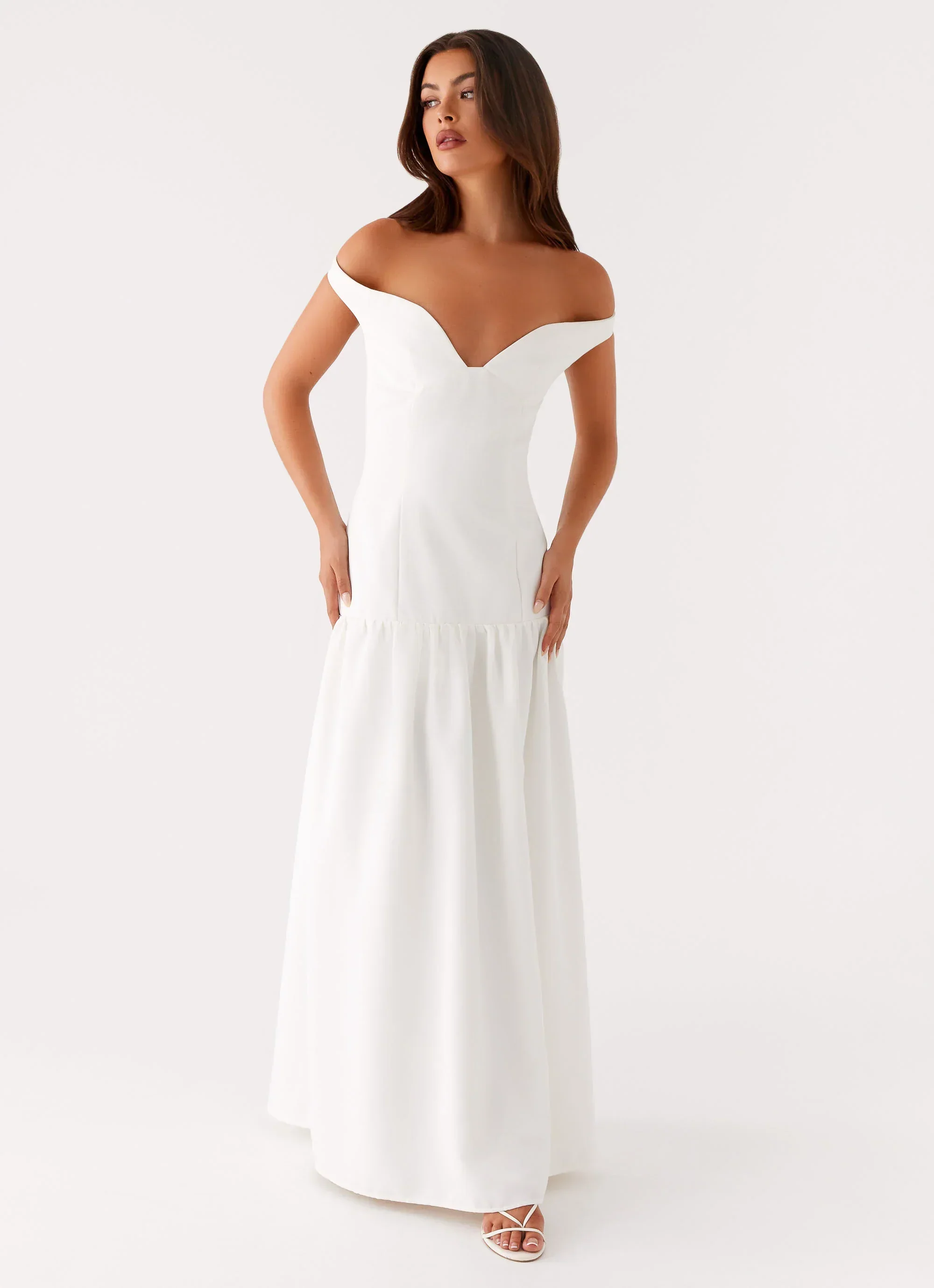Basel Maxi Dress - White - luluinthesky