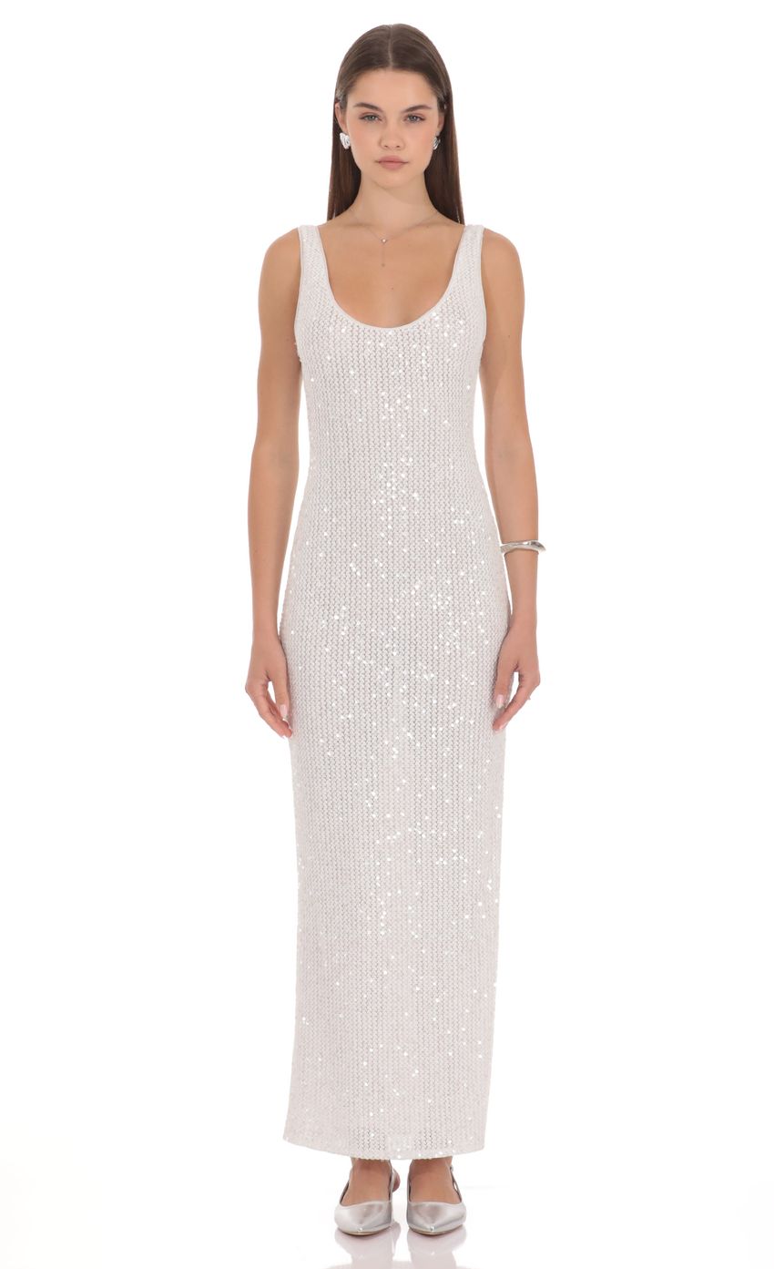 Audrey Sequin Maxi Dress