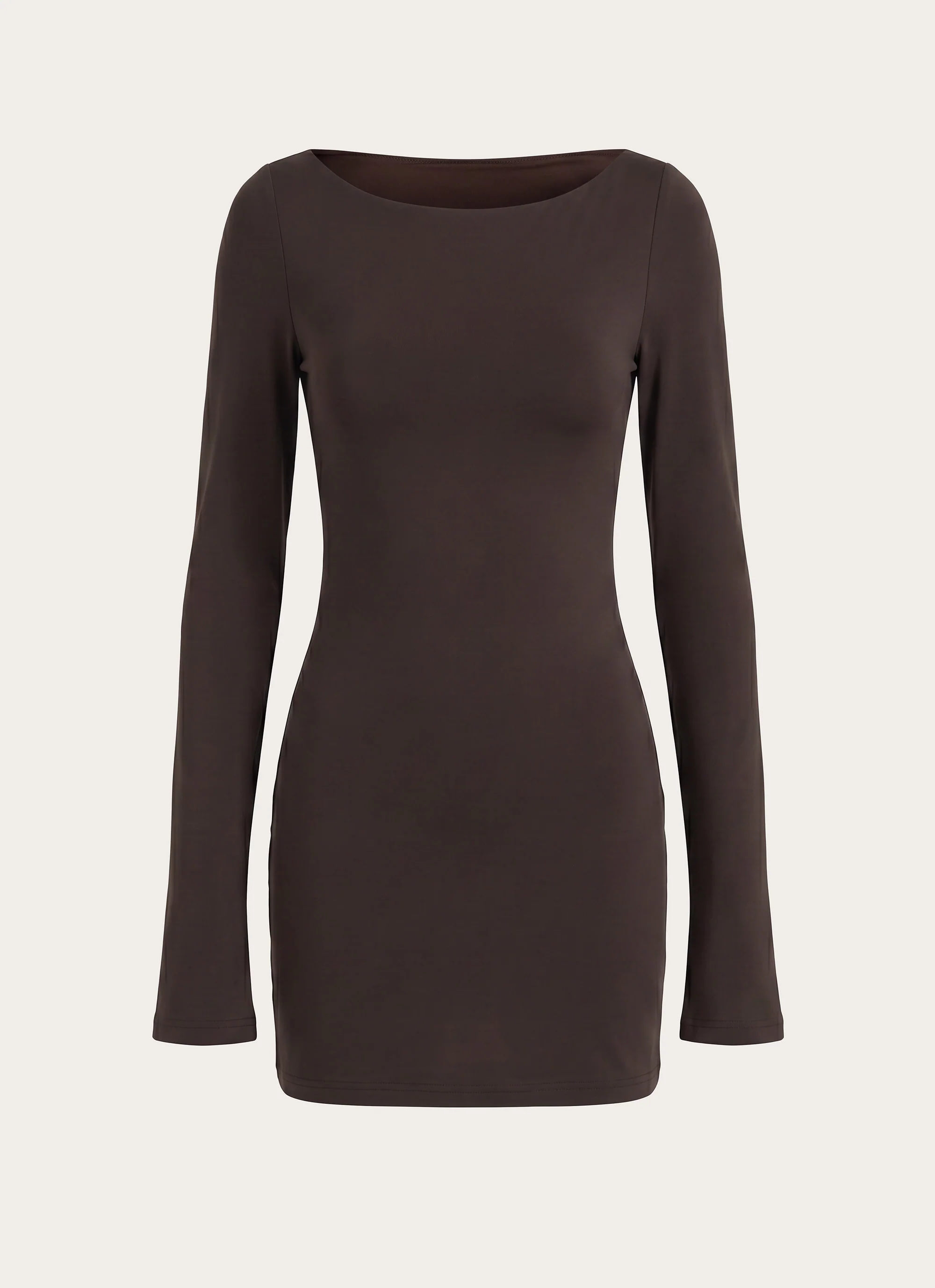Alonna Mini Dress - Chocolate Fudge