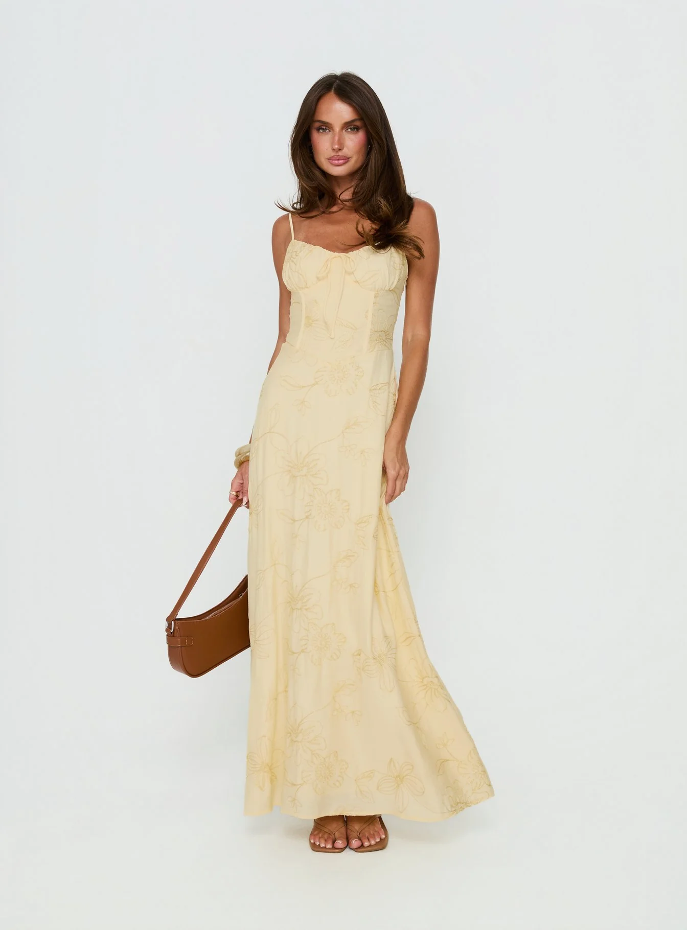 Members Only Maxi Dress Lemon