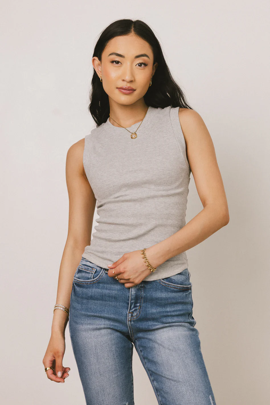 Ruby Tank in Grey