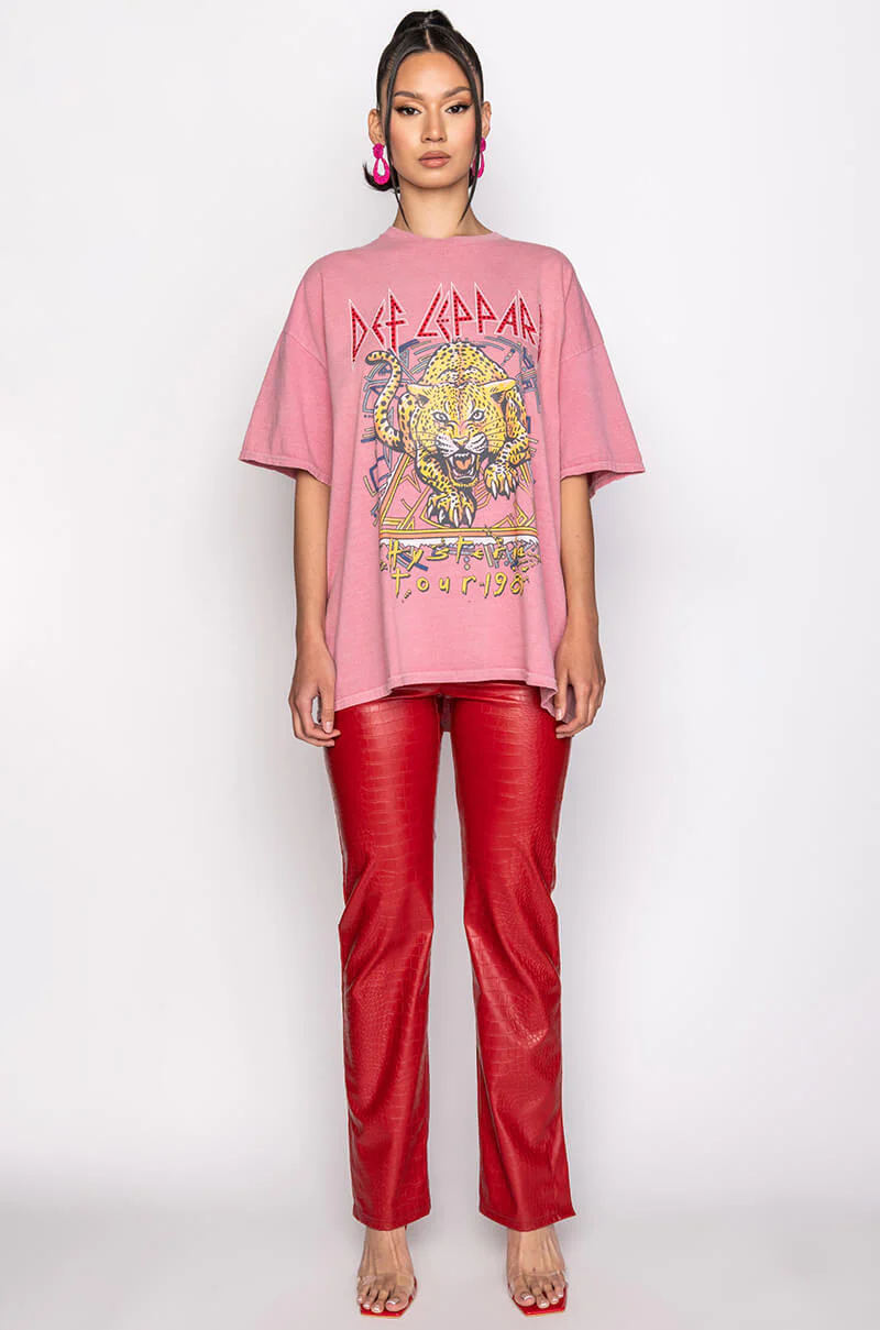 Def Leppard T Shirt Dress