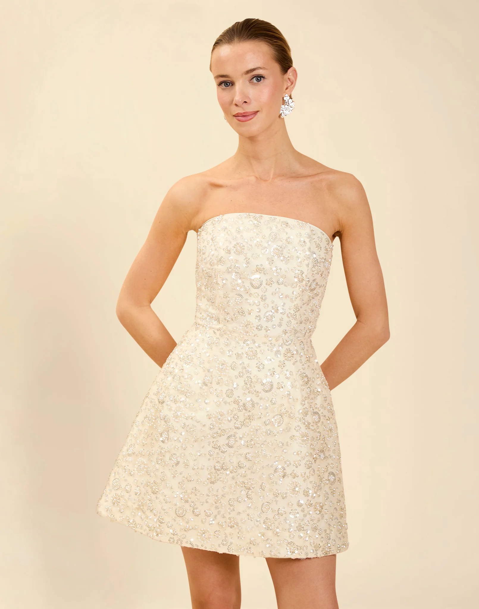 Dottie Beaded Mini Dress