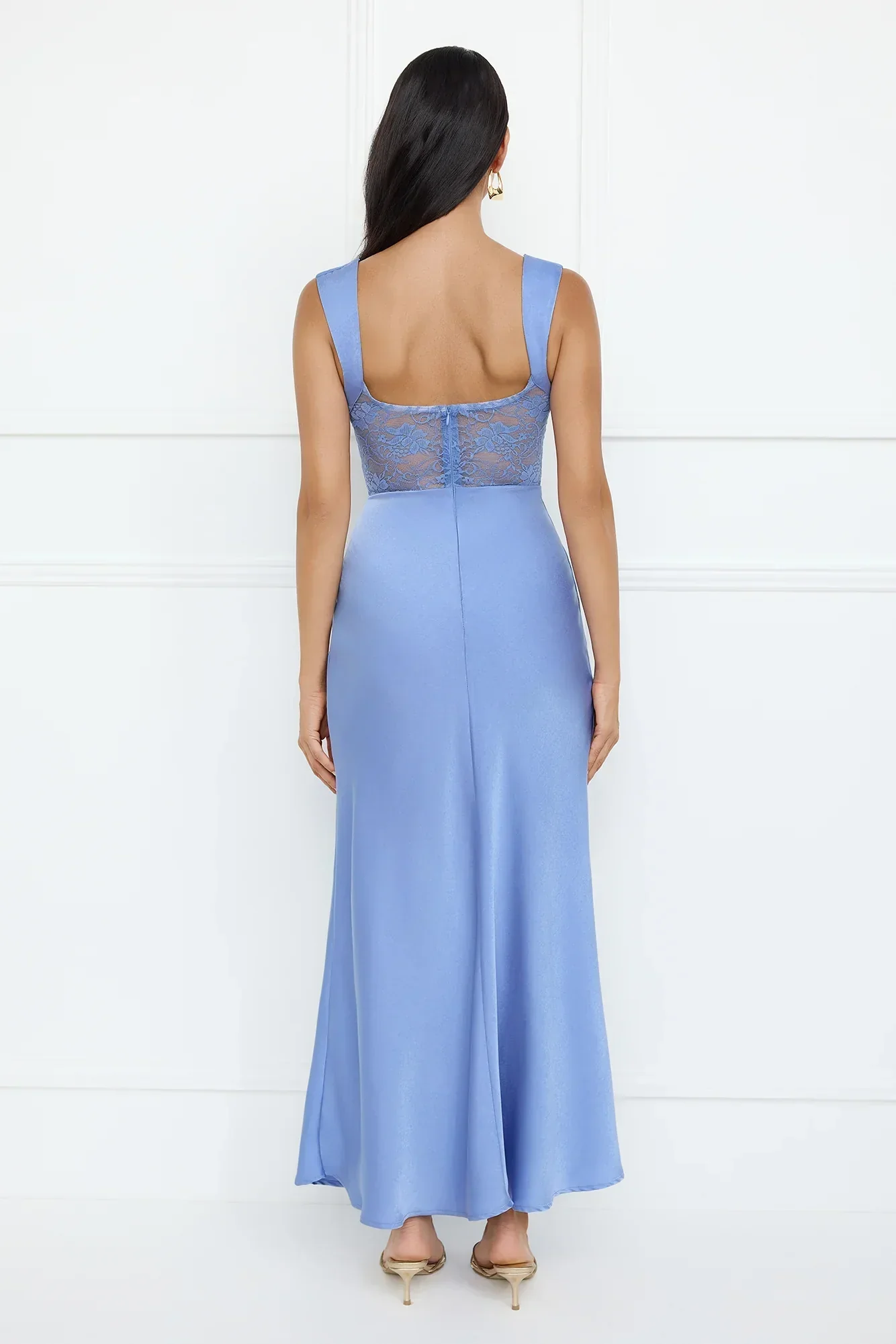 Permission To Party Satin Maxi Dress