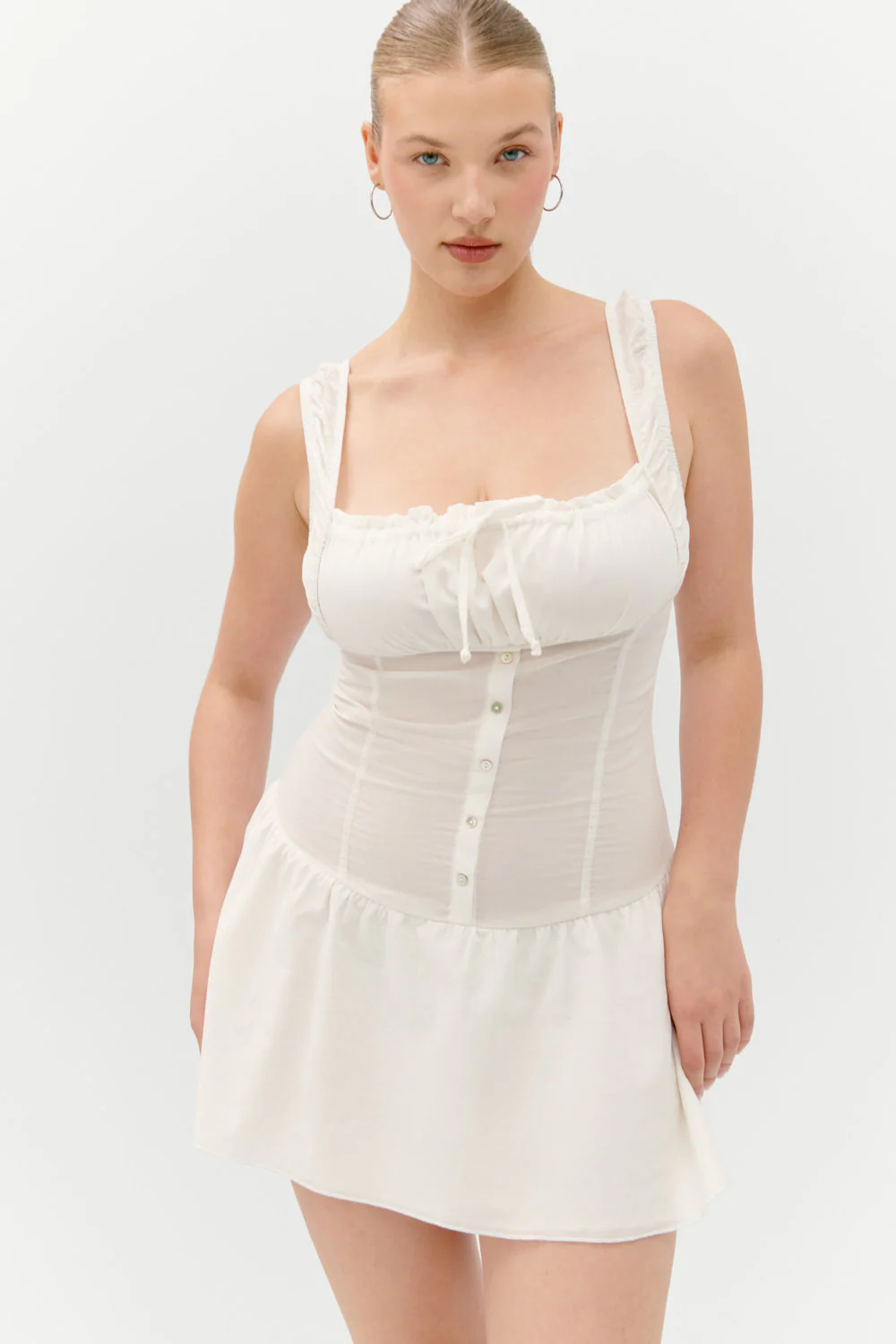 Christa Ruffle Mini Dress - Sunrose