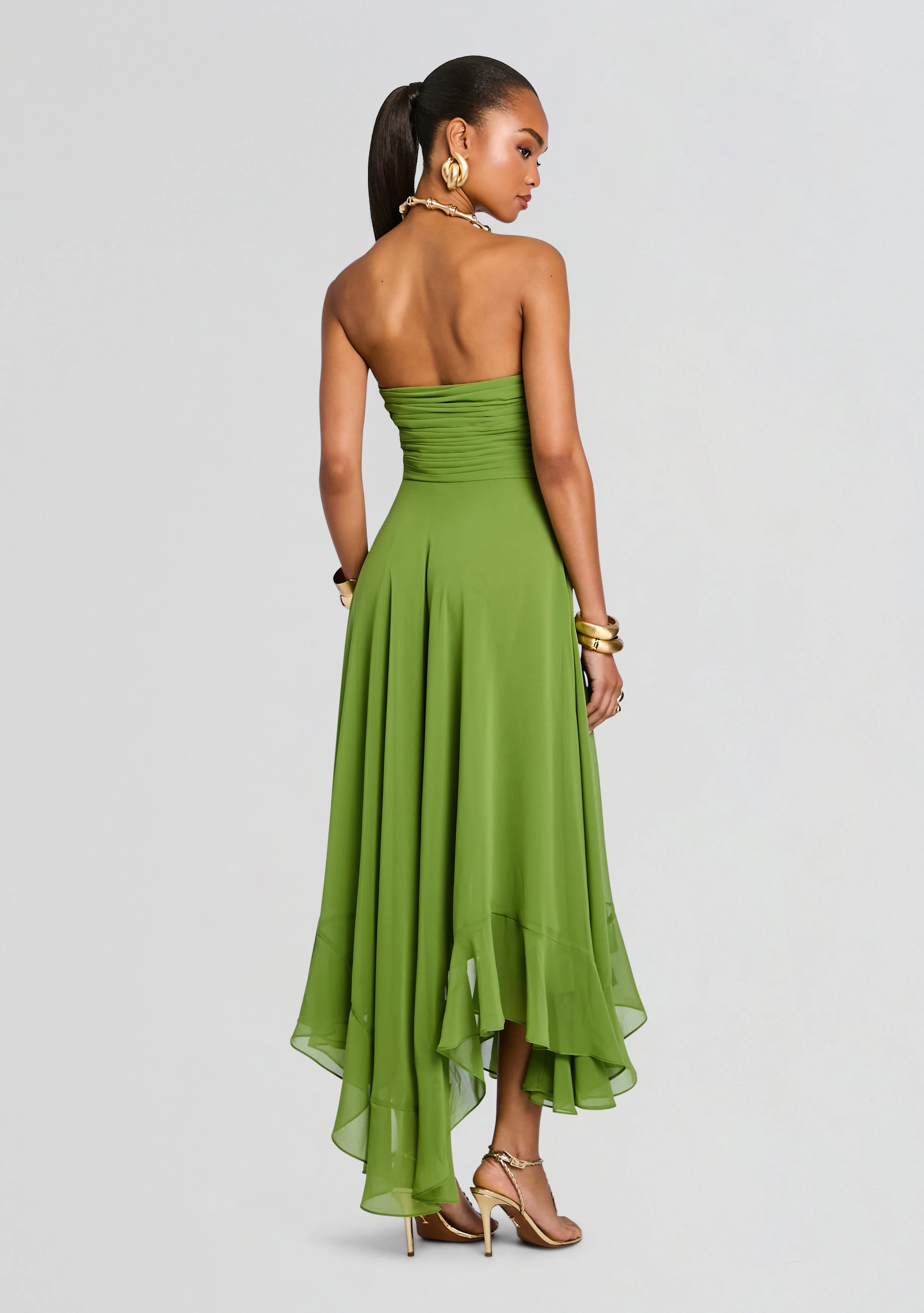 Louisa Chiffon Dress - luluinthesky