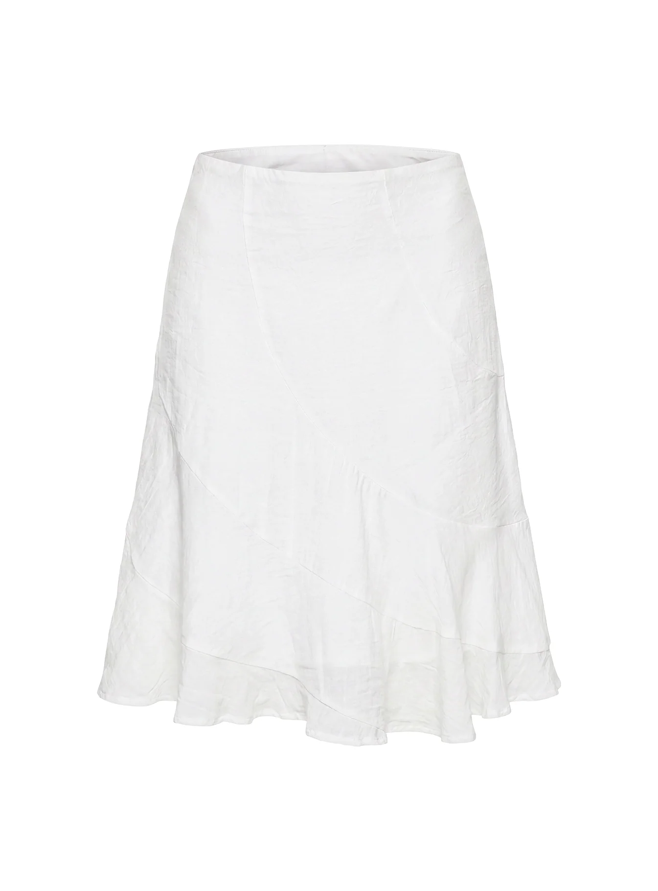 With Kindness Midi Skirt White