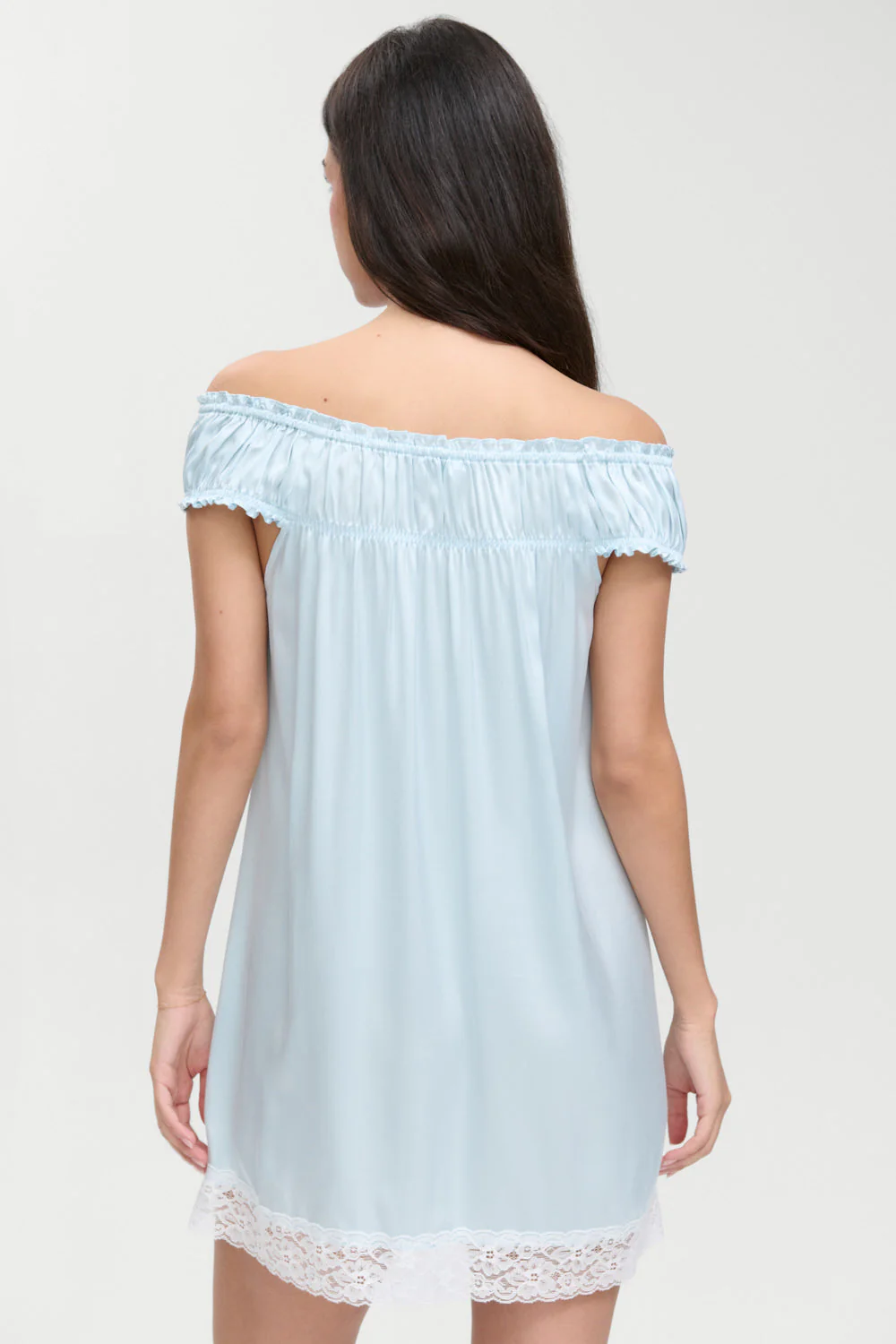 Carlisle Silk Babydoll Dress - Beach Club