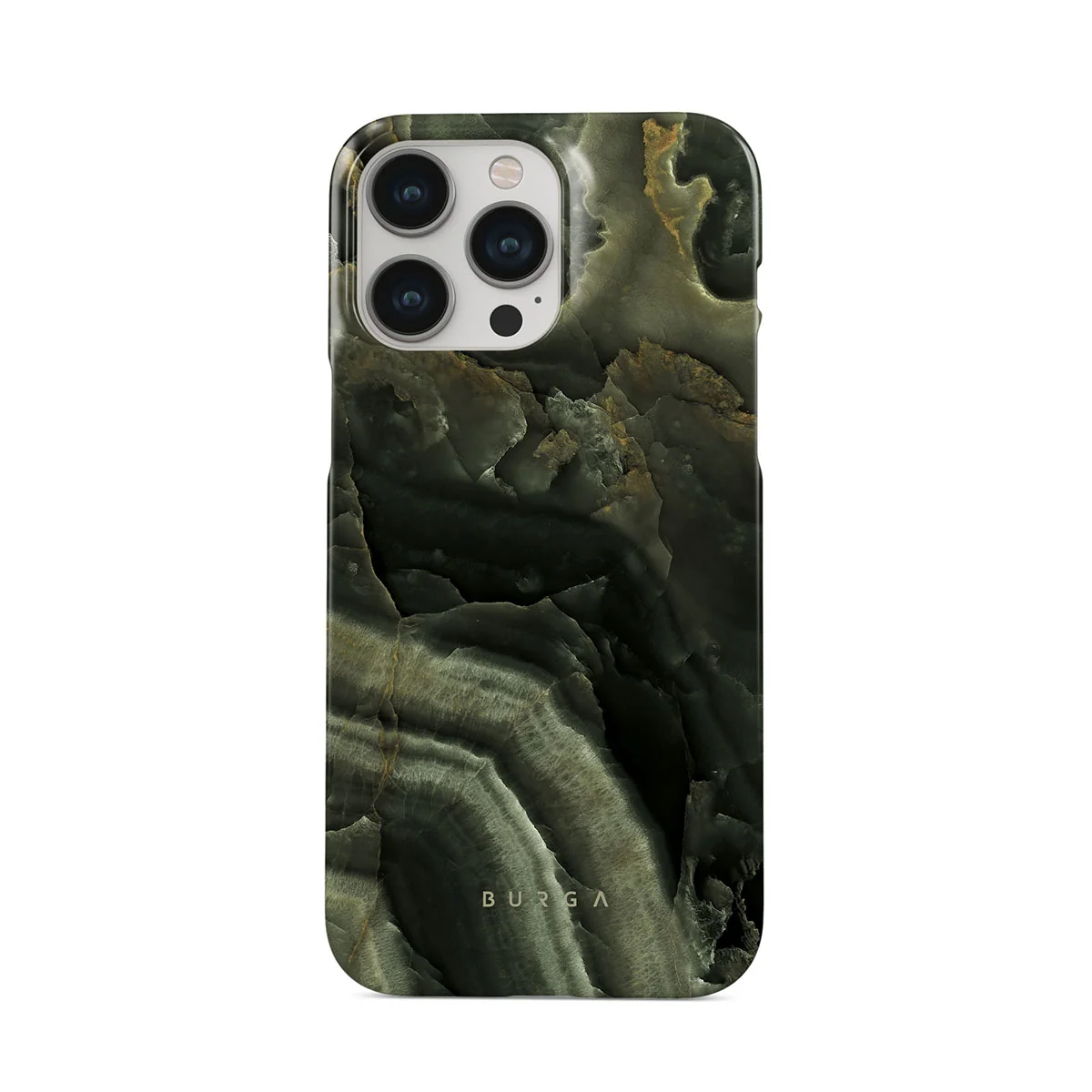 Misty Forest - Green Marble iPhone 14 Pro ケース