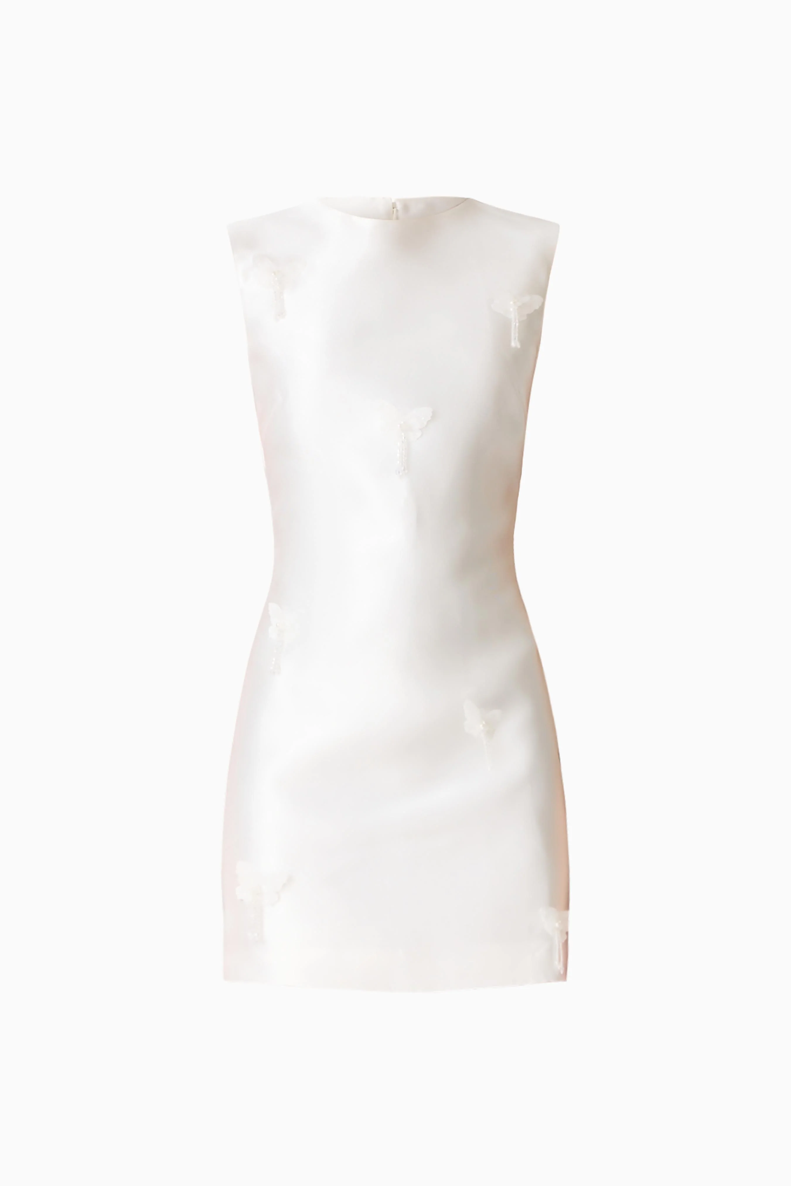 Tula Shift Mini Dress in White