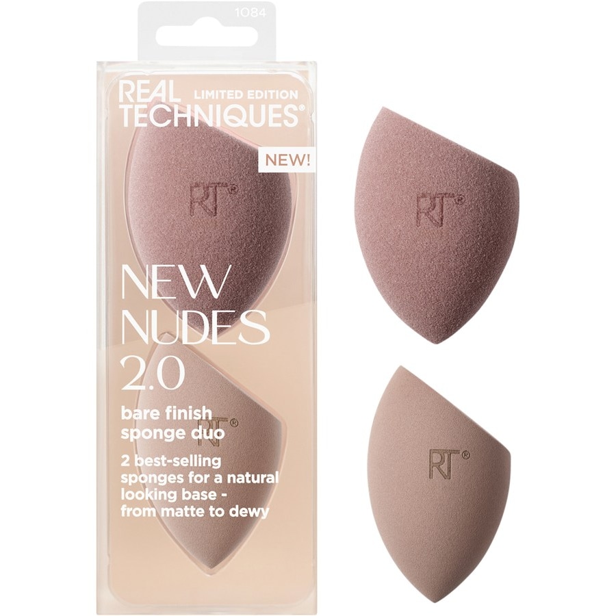 Real Techniques Sponge Sets New Nudes 2.0 Bare Finish Sponge Duo