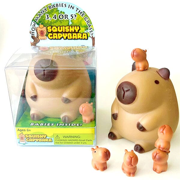 Capybara Squishy Fidget Toys Mother & Babies Mystery Box