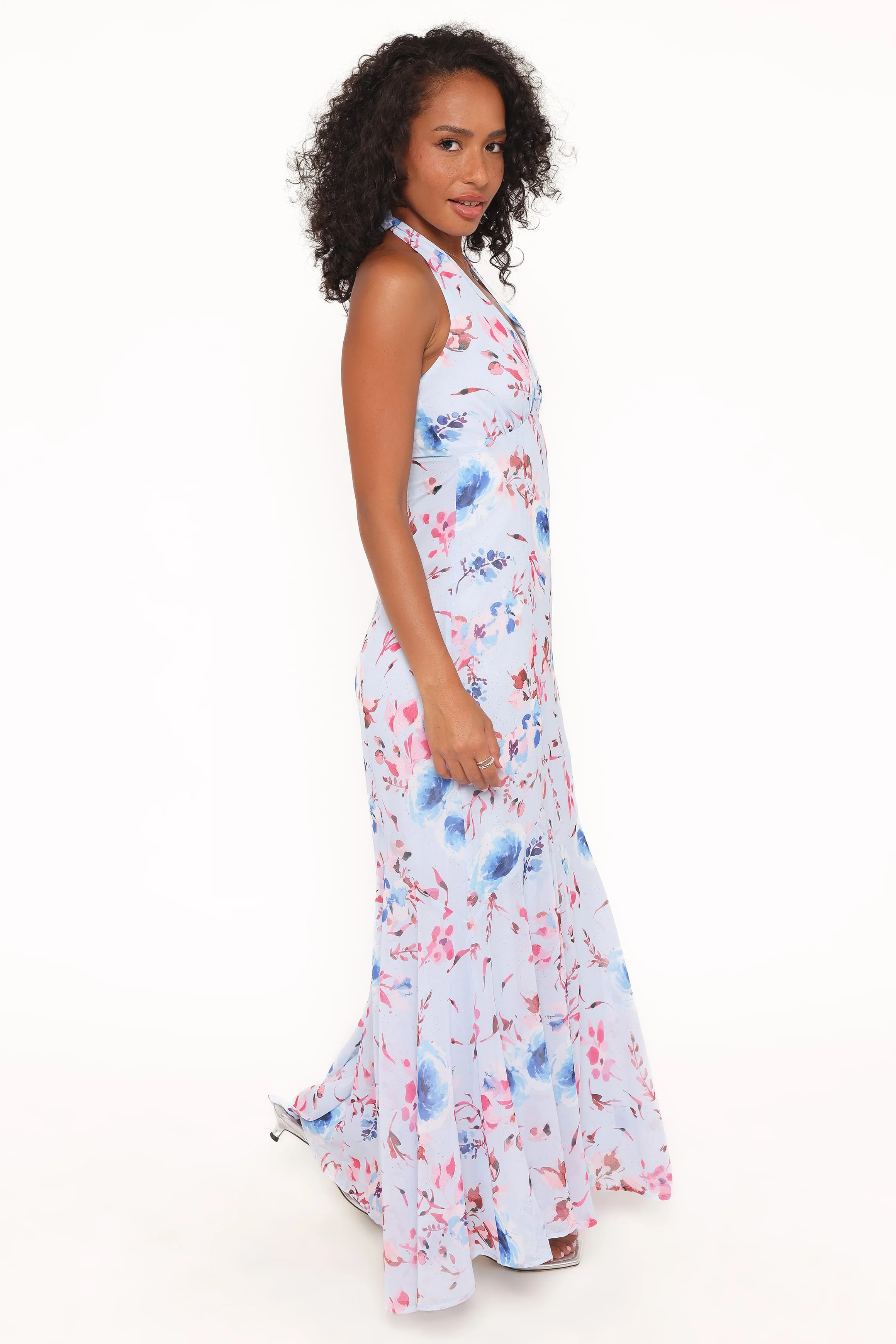 Lavie Maxi Dress - Blue Floral