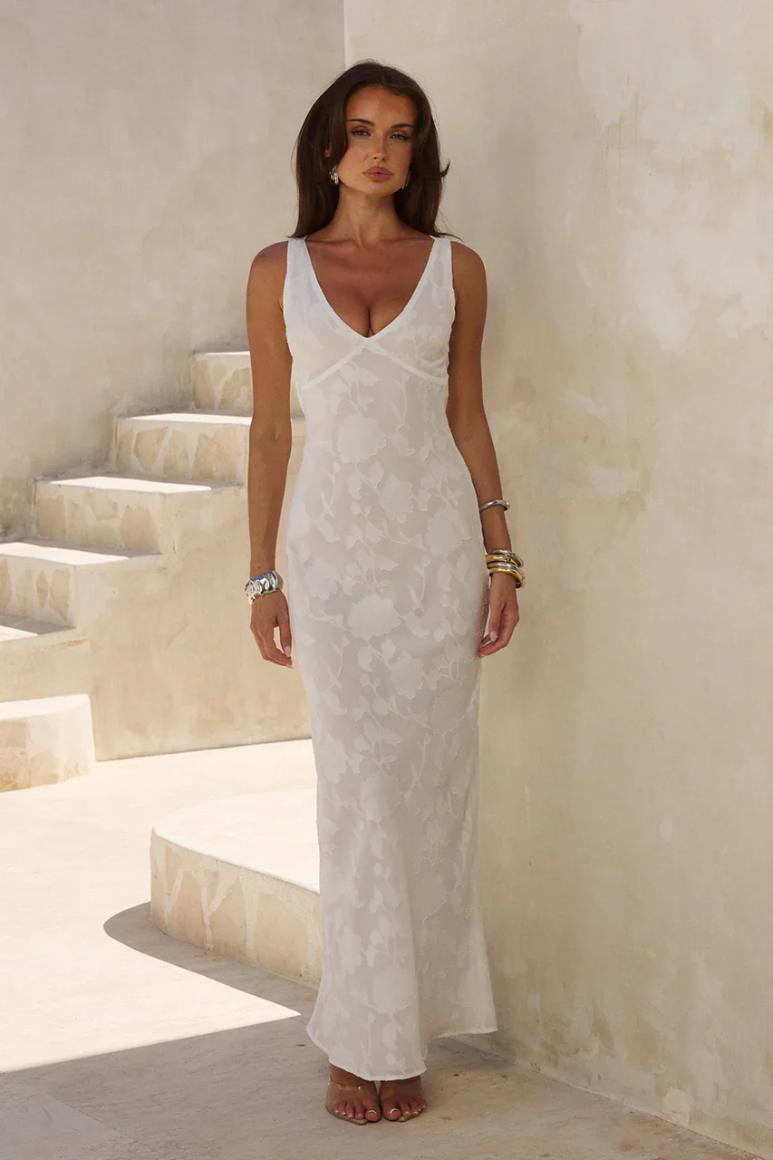 AMARNA MAXI DRESS - WHITE