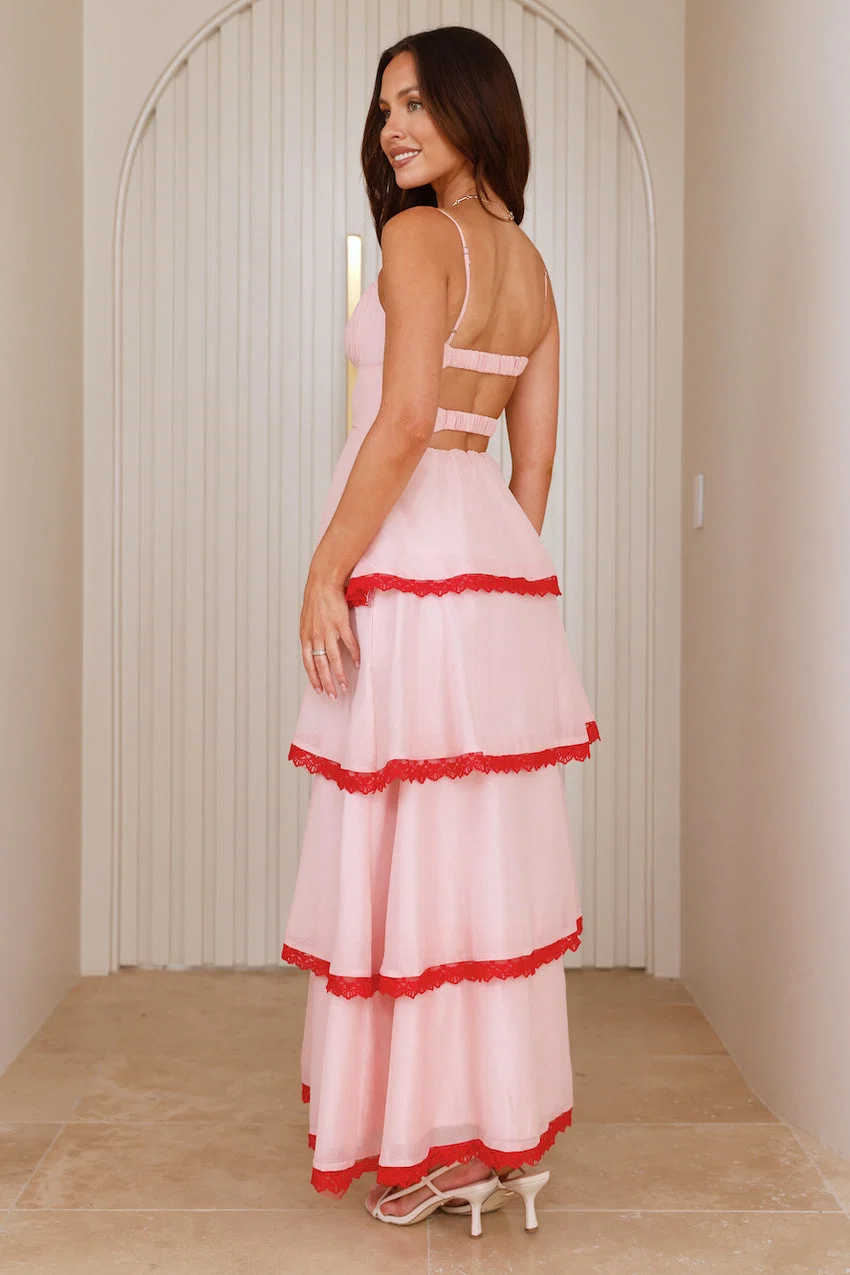 Ethereal Magic Maxi Dress Pink - luluinthesky