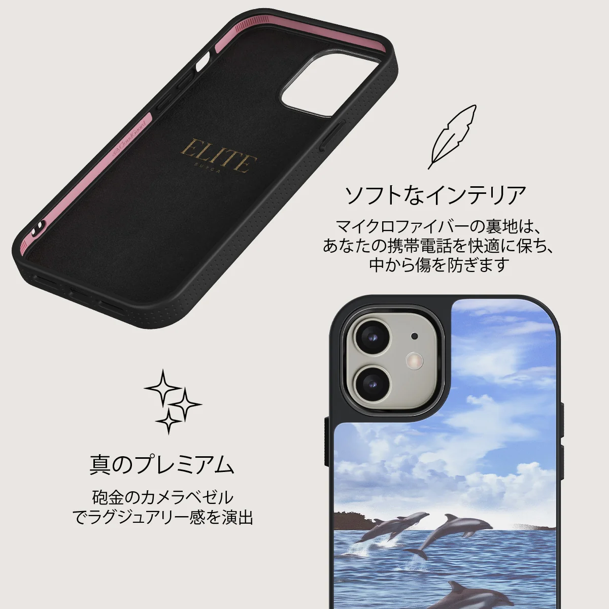 Retro Splash - iPhone 12 ケース