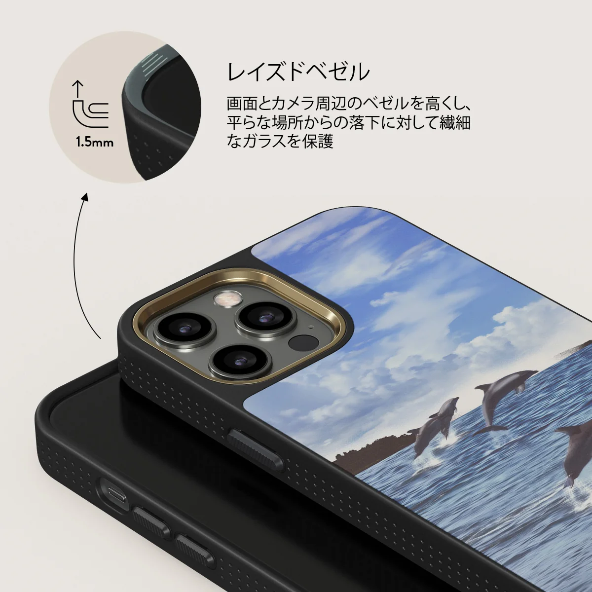 Retro Splash - iPhone 12 Pro ケース