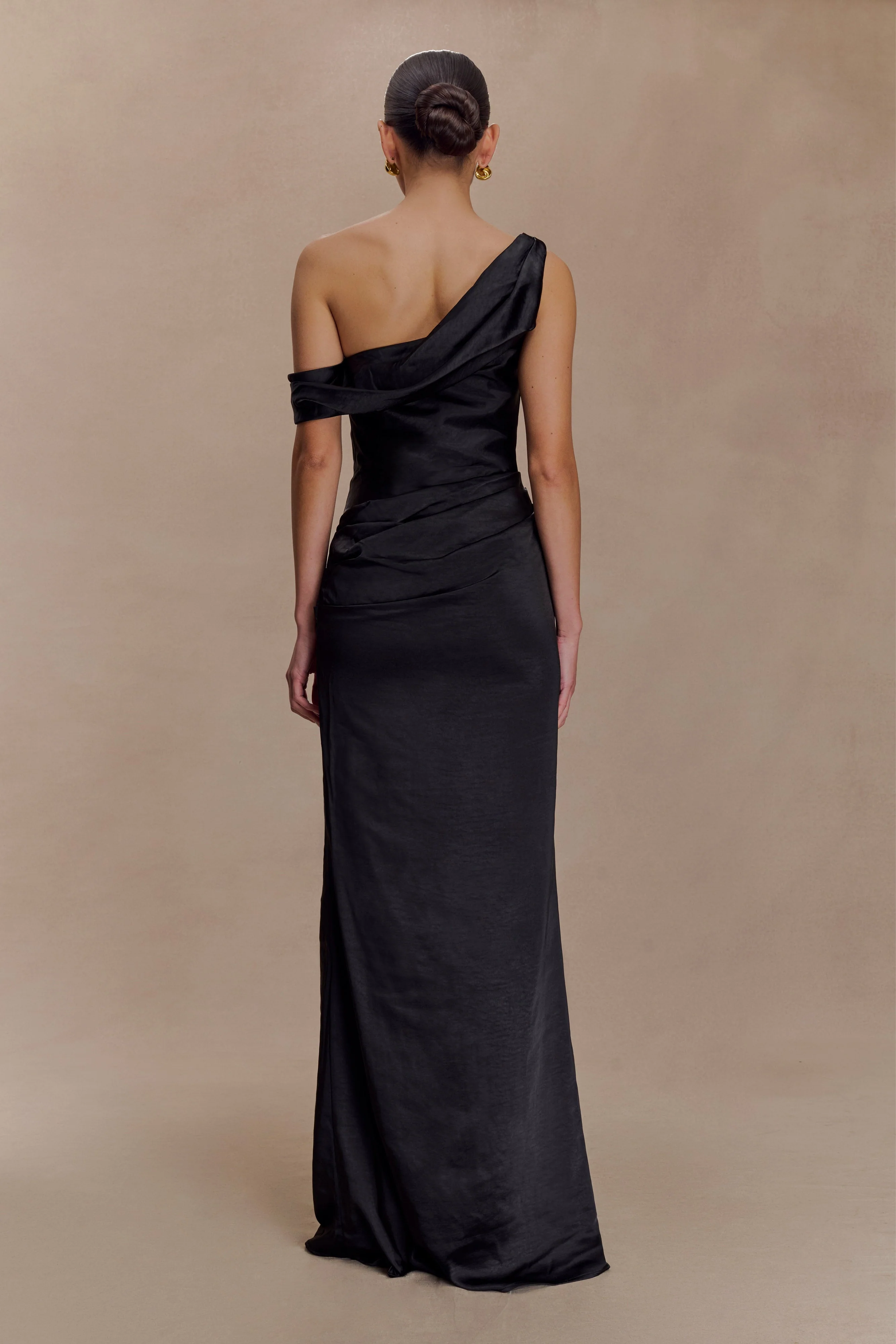 Dalia-Off-Shoulder-Satin-Maxi-Dress-Black