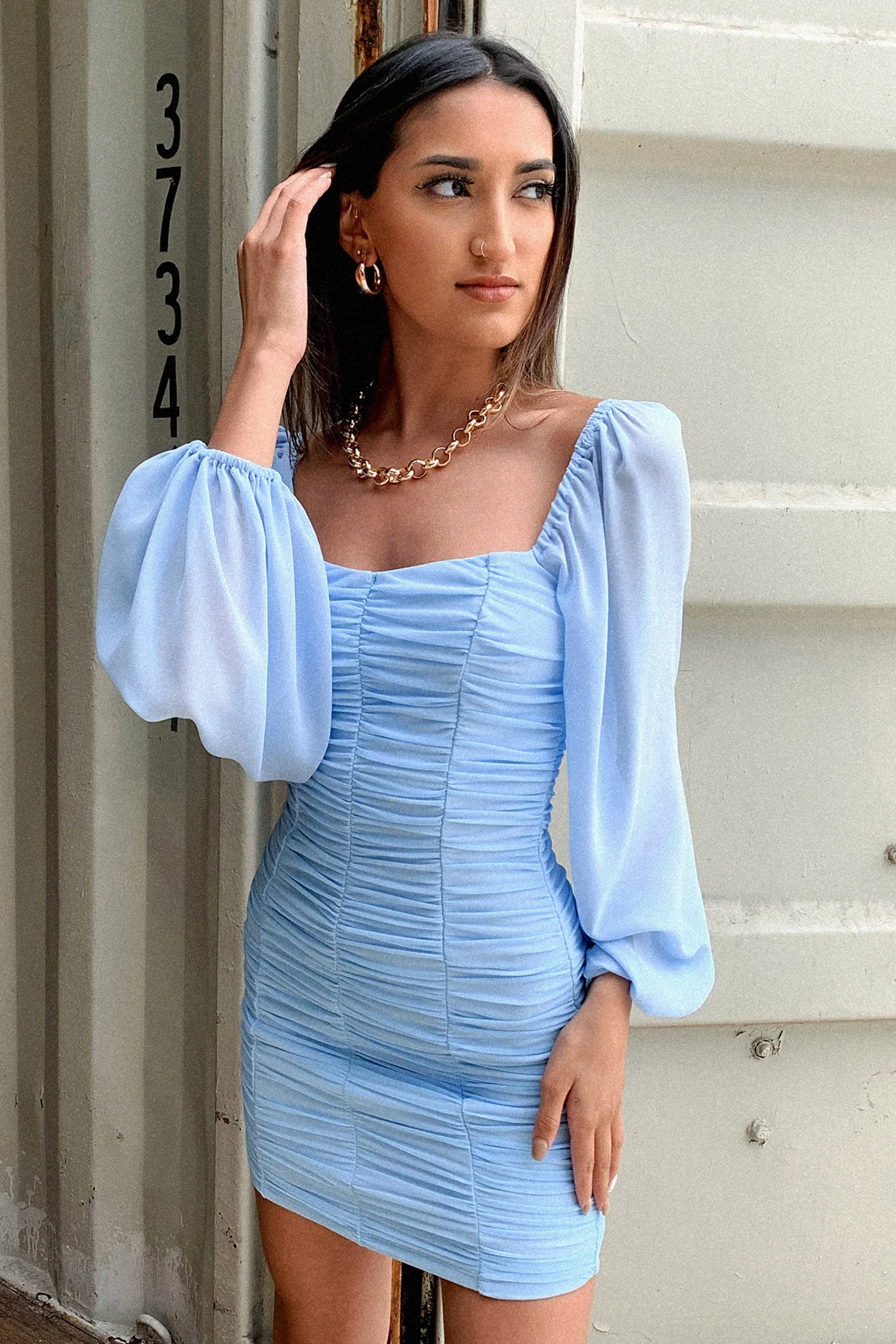 Martini Dress - Blue