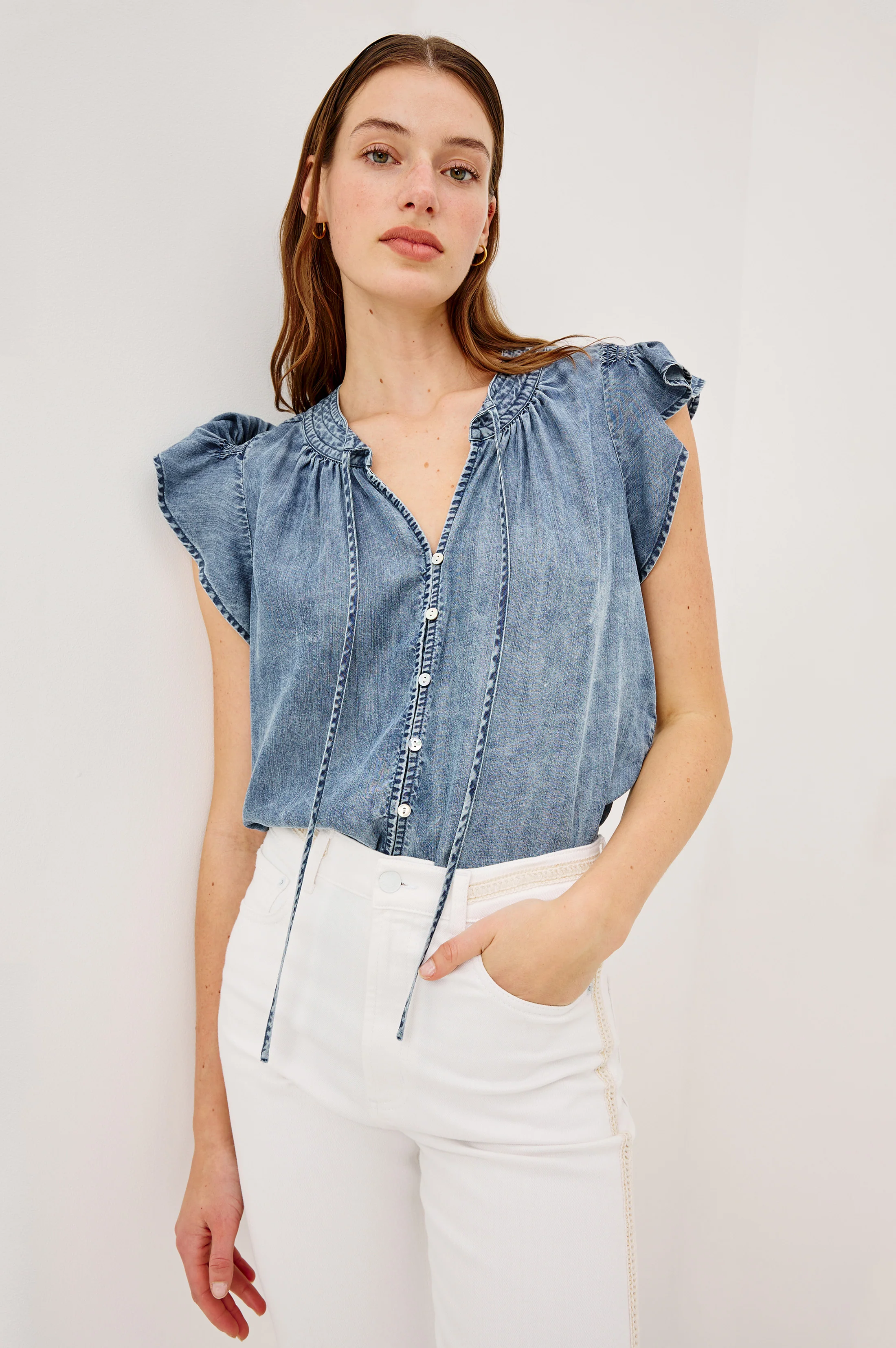 Aviva Top - Blue Ridge