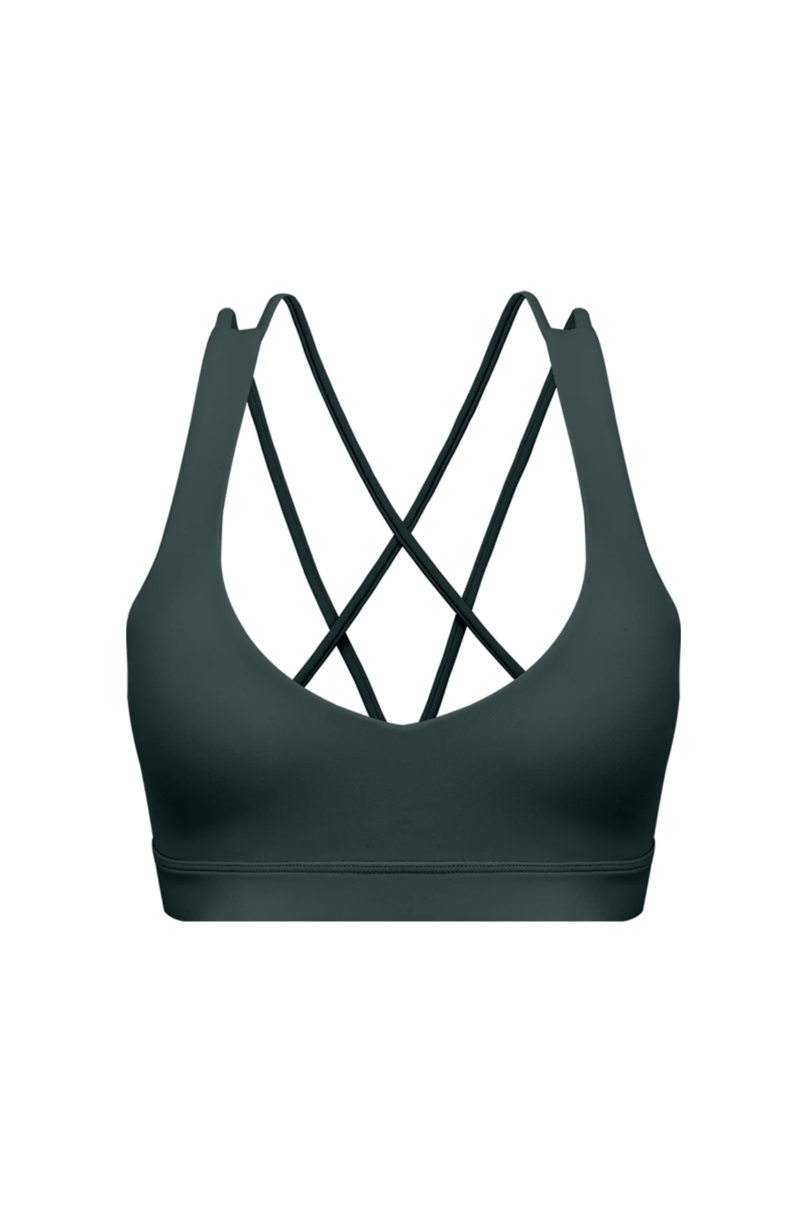 Scoop Neck Crossback Bra