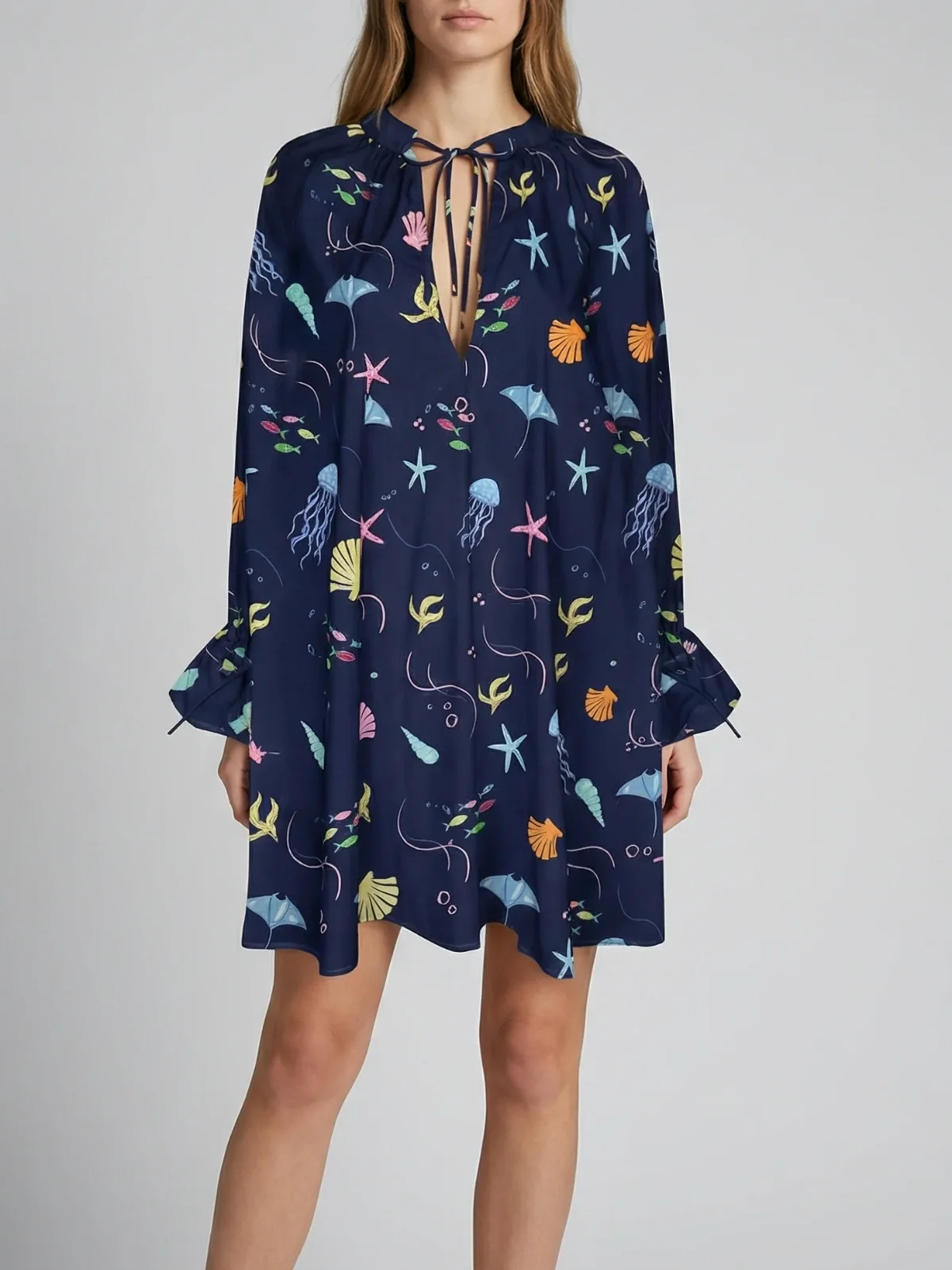 Oceanus x It's 9pm Margot Sealife Dress