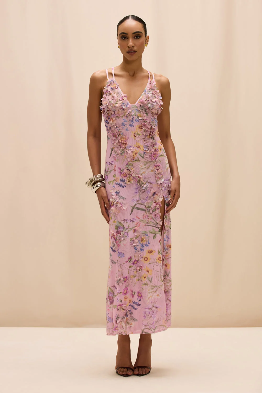 Heather Embroidered Maxi Dress