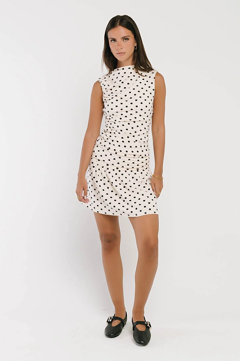 Vera Polka Dot Mini Skirt