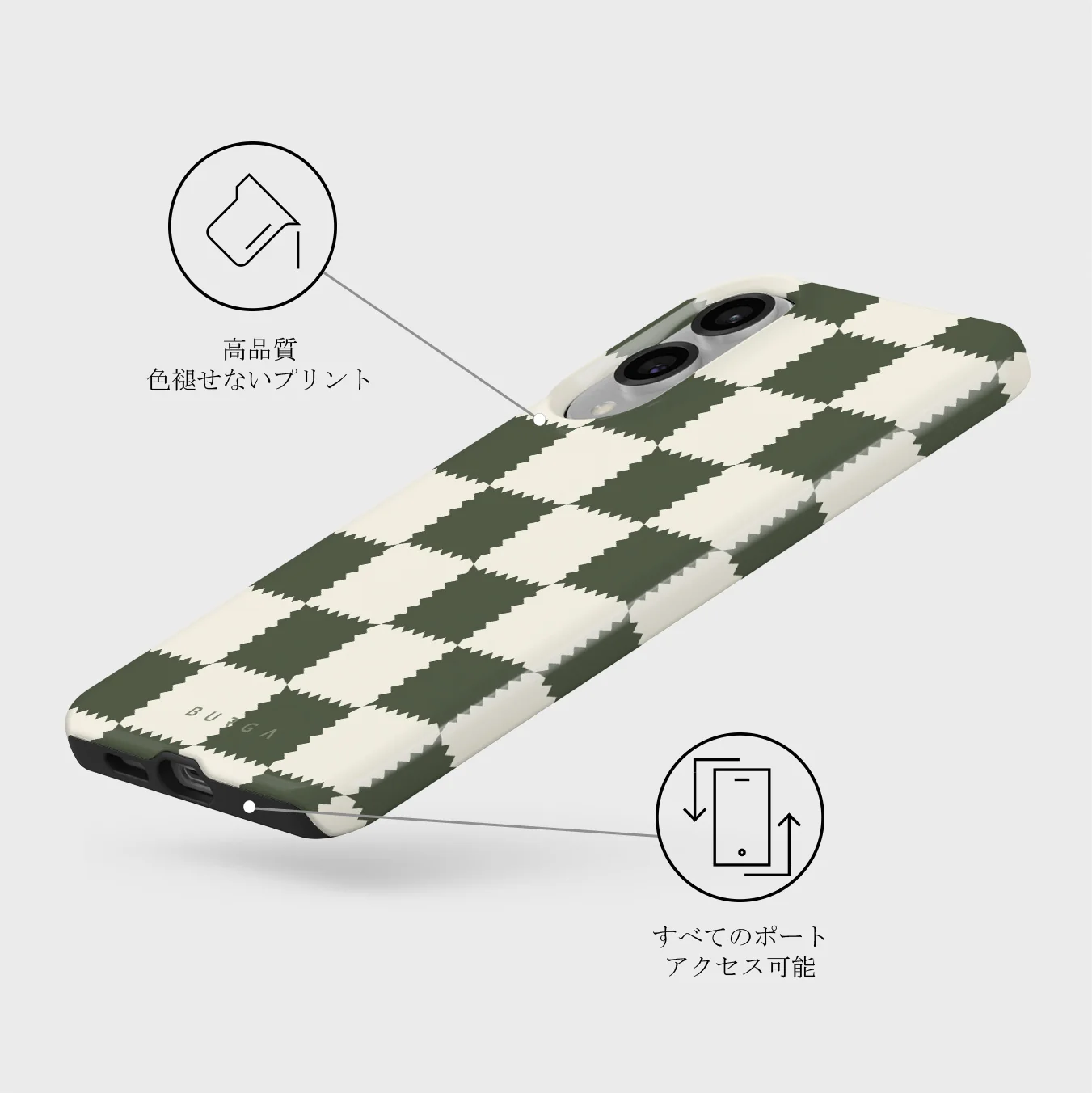Retro Grid - Samsung Galaxy S25 Edge ケース