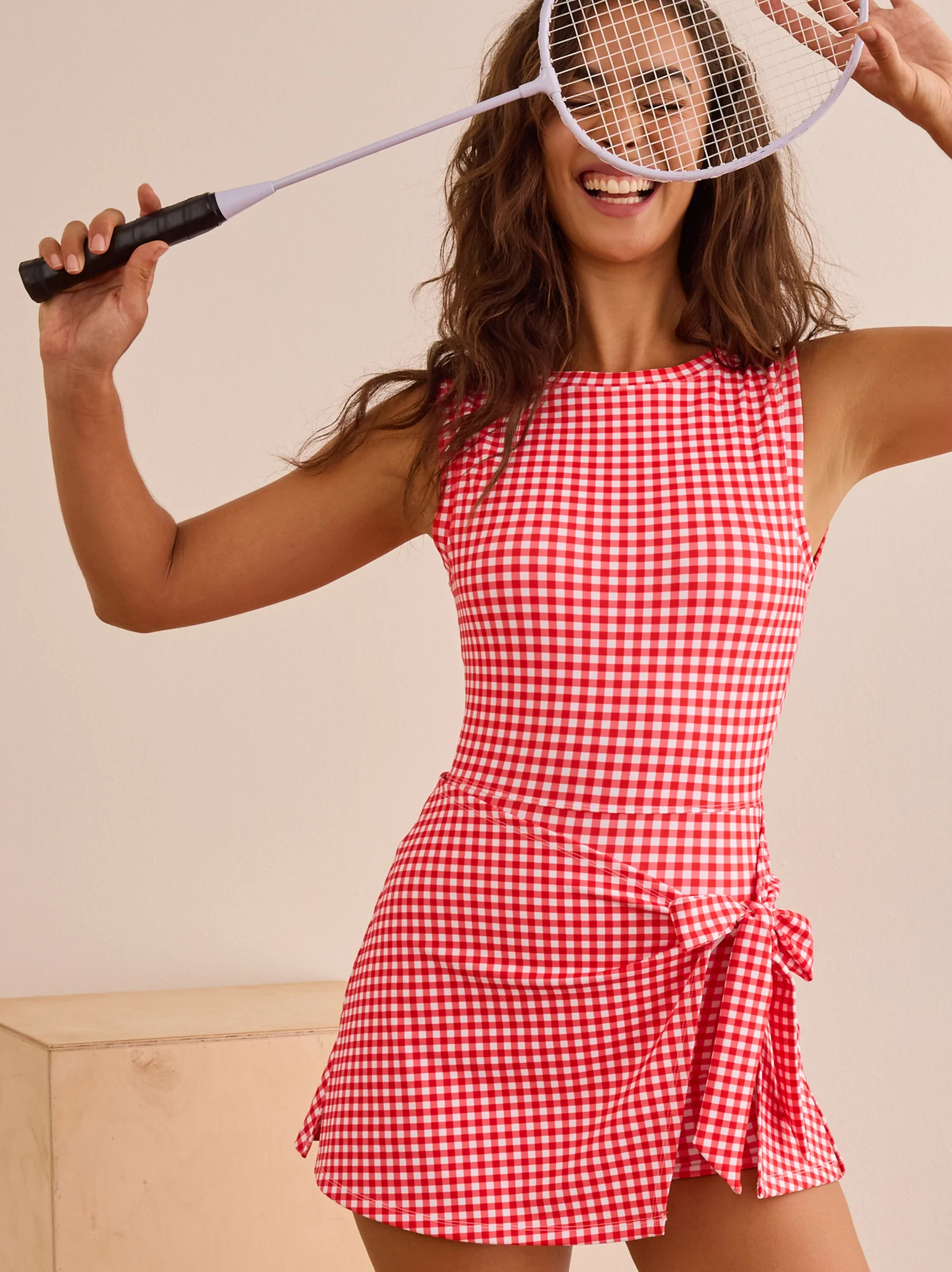 Warm Up Gingham Dress - luluinthesky