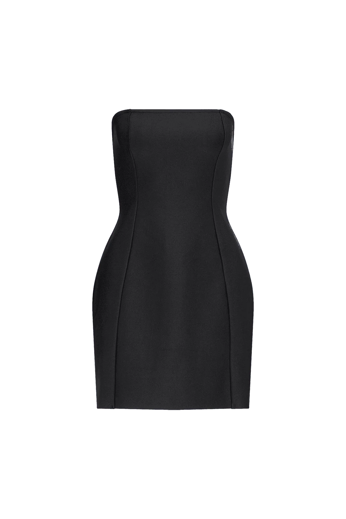 CURAAE Abbey Strapless Mini Dress in Black