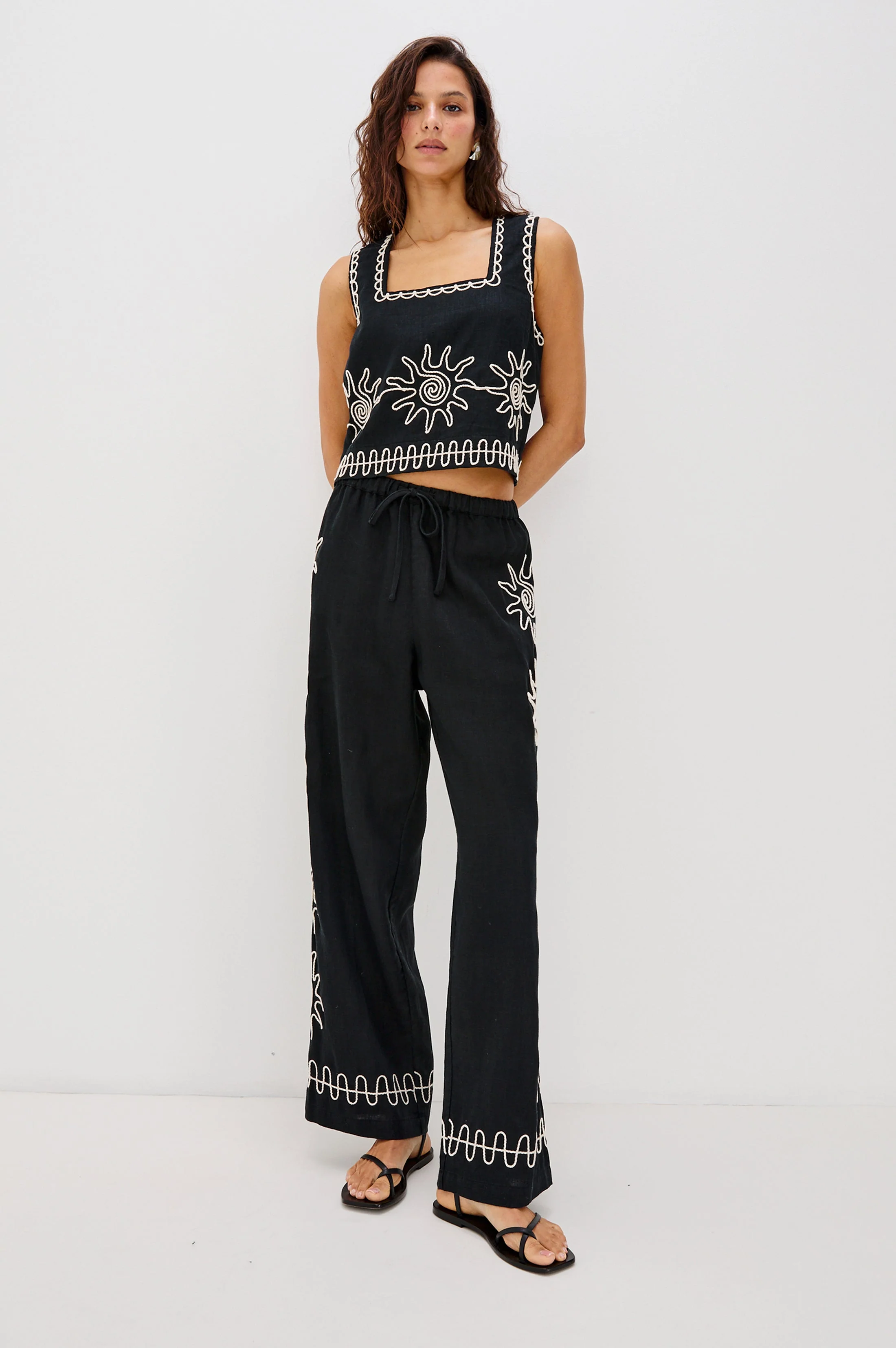 Rails X Lspace Akira Top - Sun Embroidery