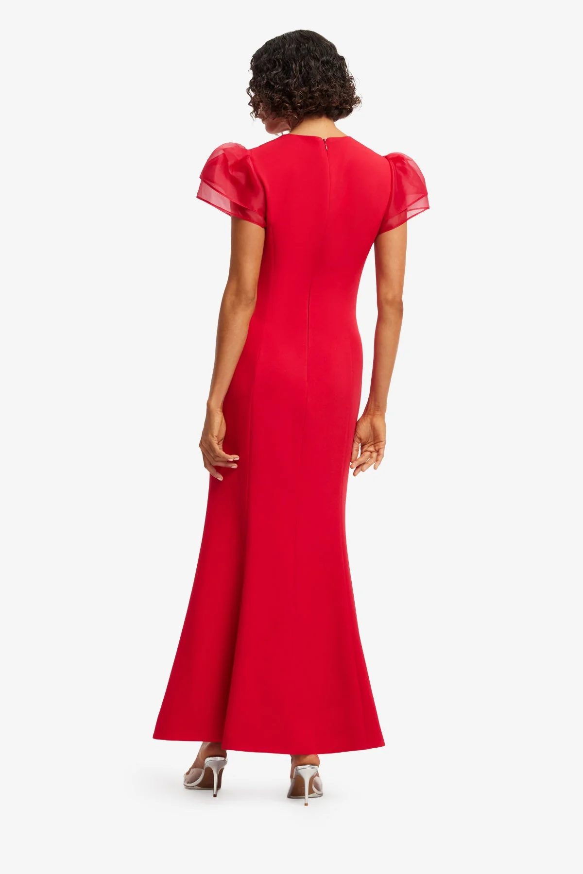 Sofia Puff Sleeve Maxi Dress - Vermilion