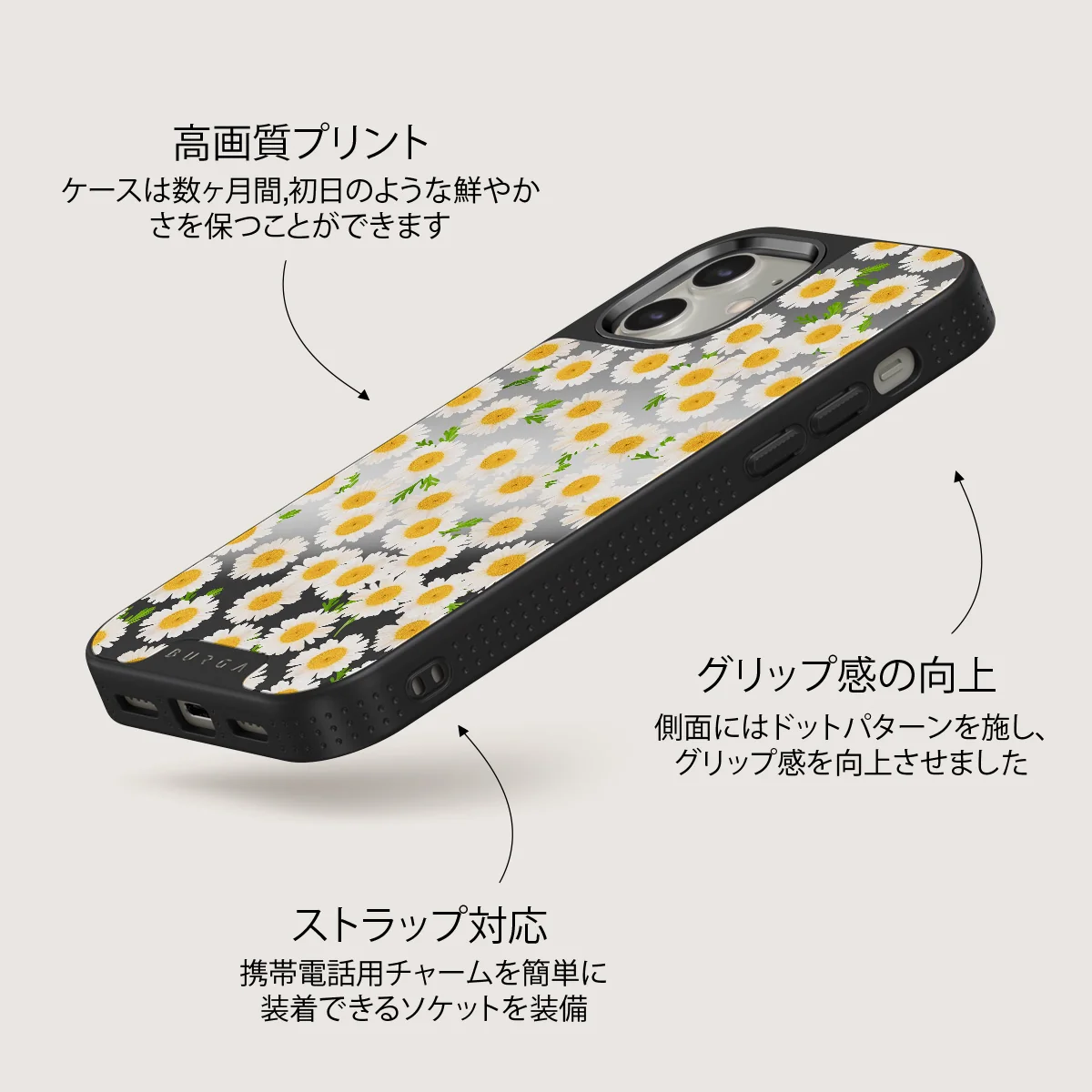 Pure Bliss - Daisy iPhone 12 ケース