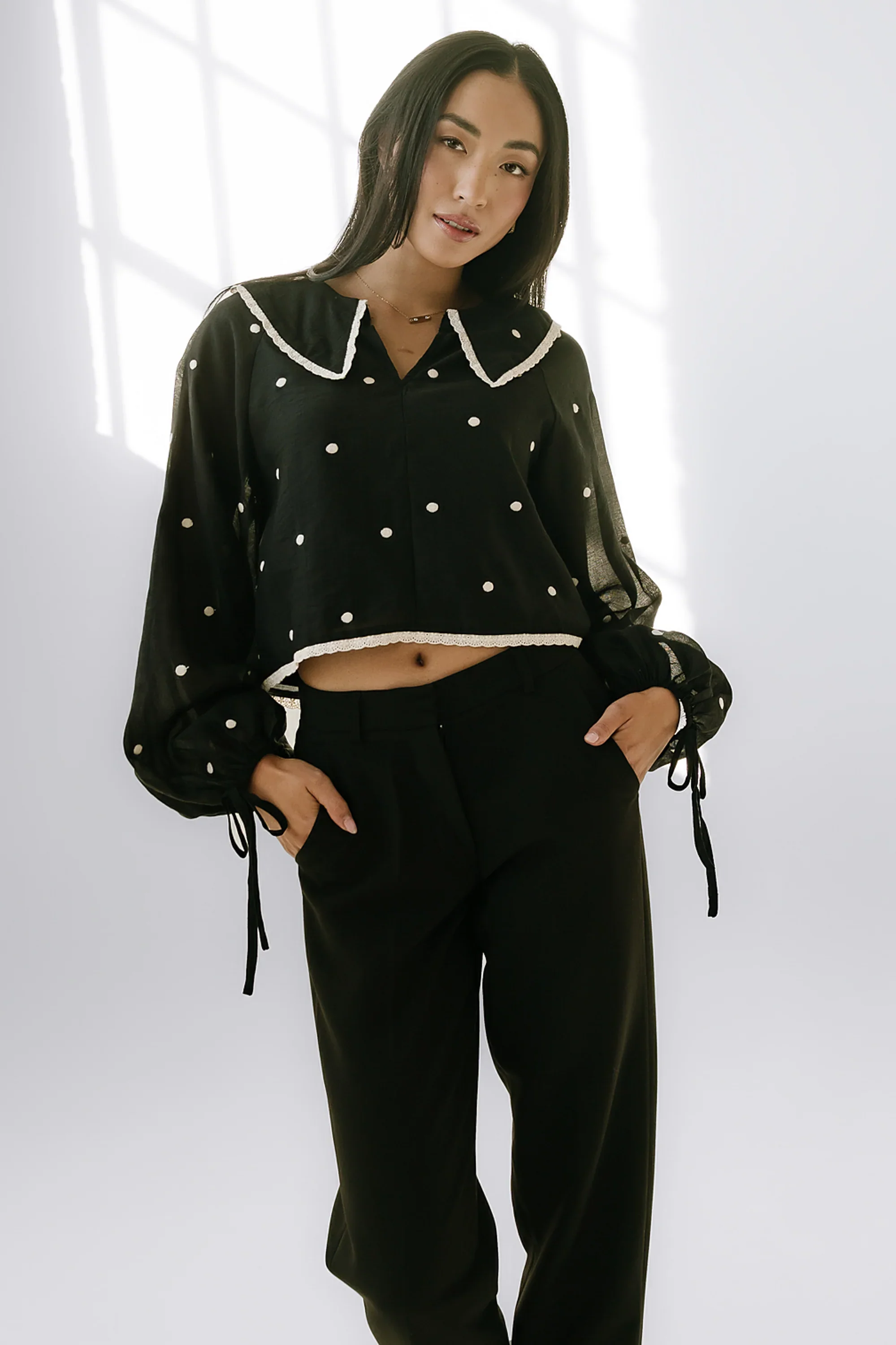 Yara Polka Dot Blouse