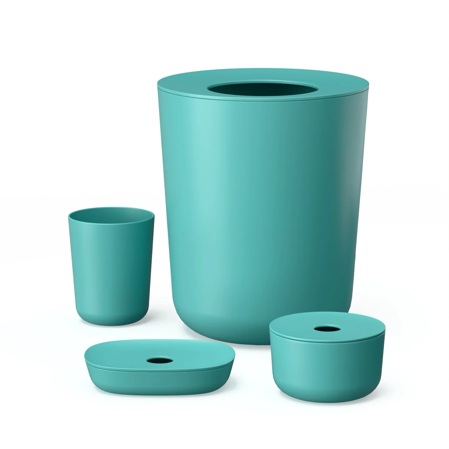 Vogeelle 4-Piece Bathroom Set - Lagoon