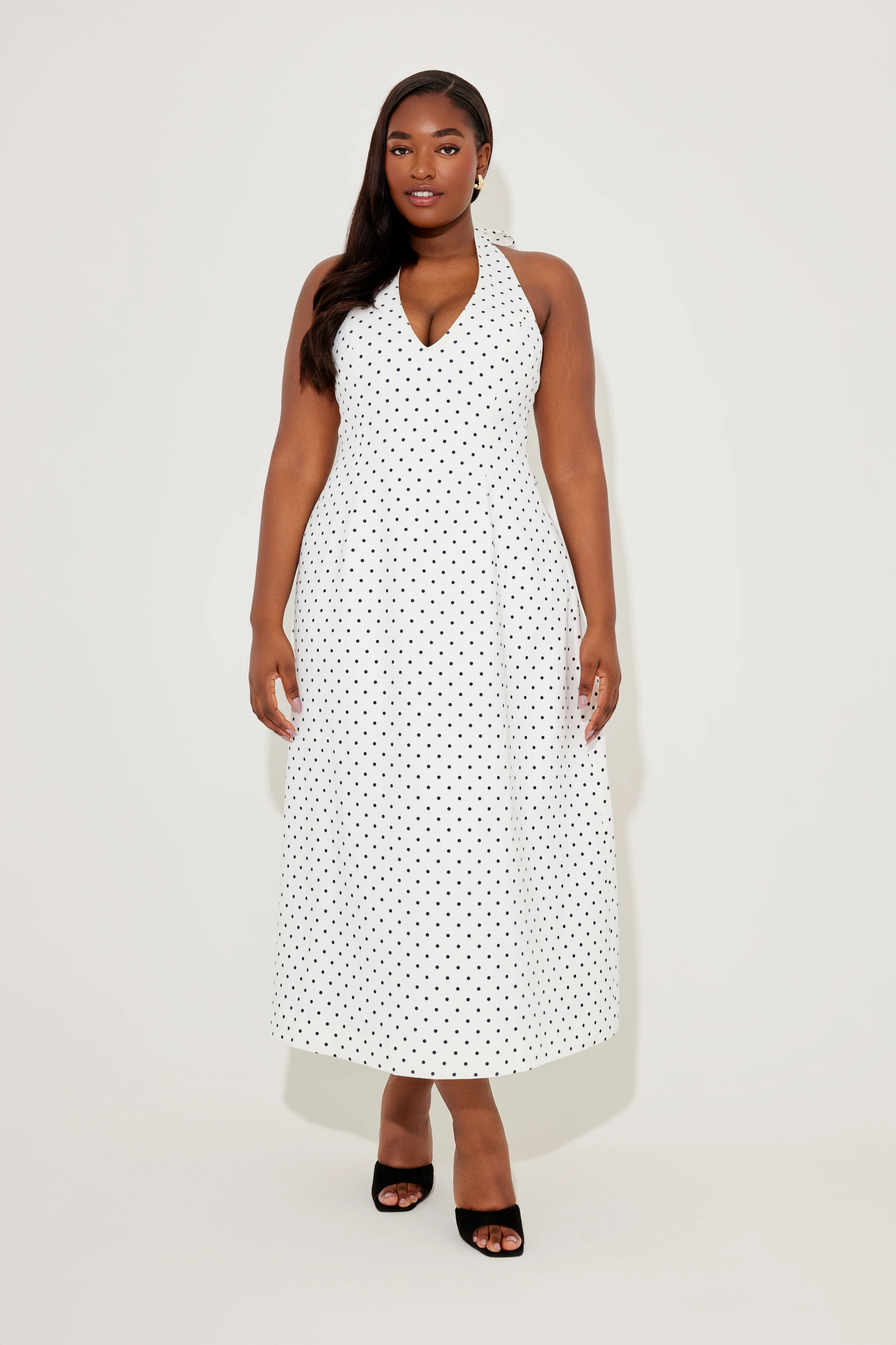Volume Midi Dress