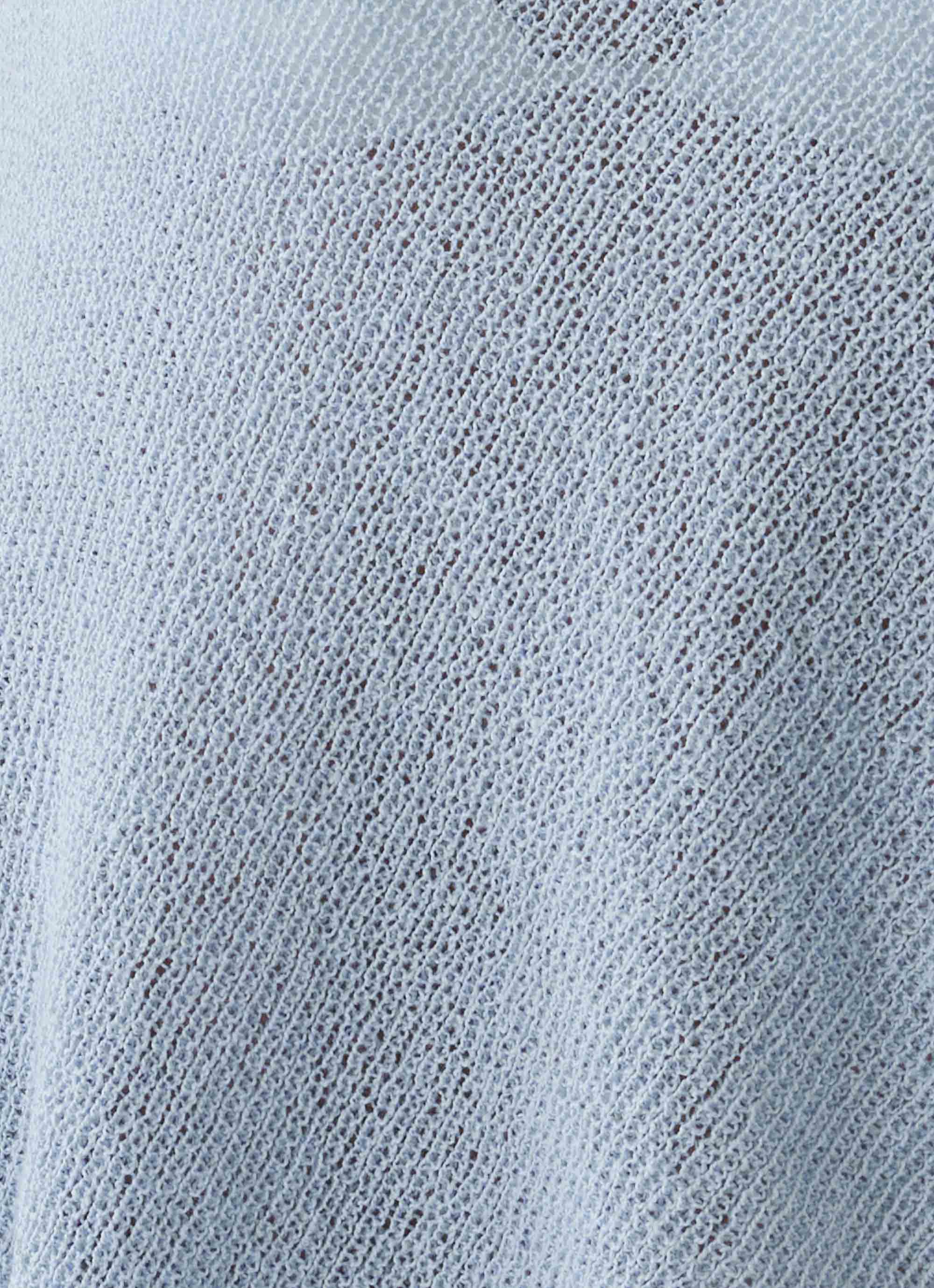 Yas Knit Cape - Blue - luluinthesky