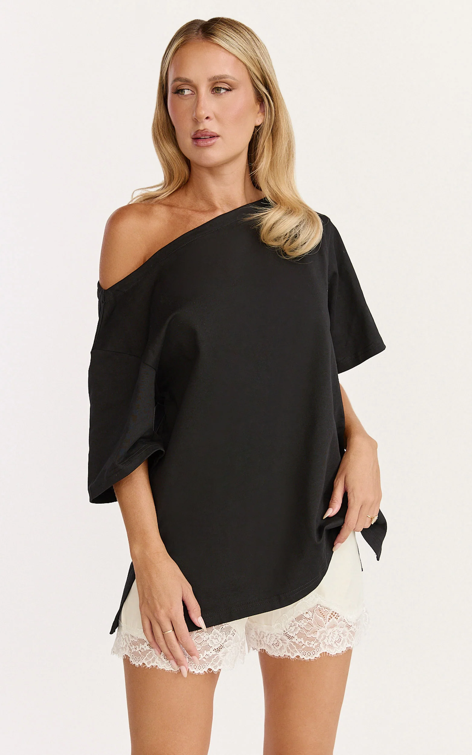Ruby Top - shirt in Black