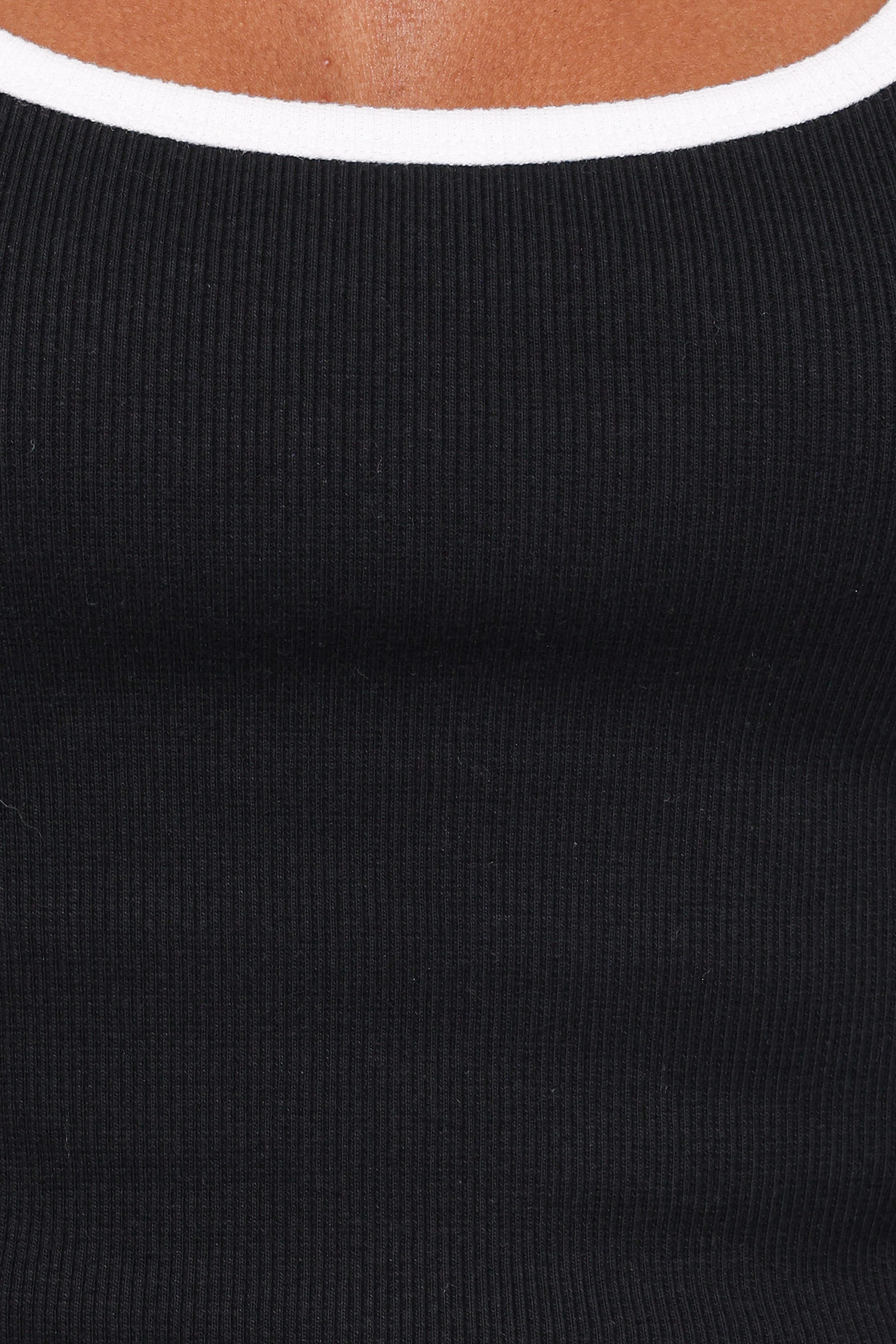 Juanita Knit Top - Black/White